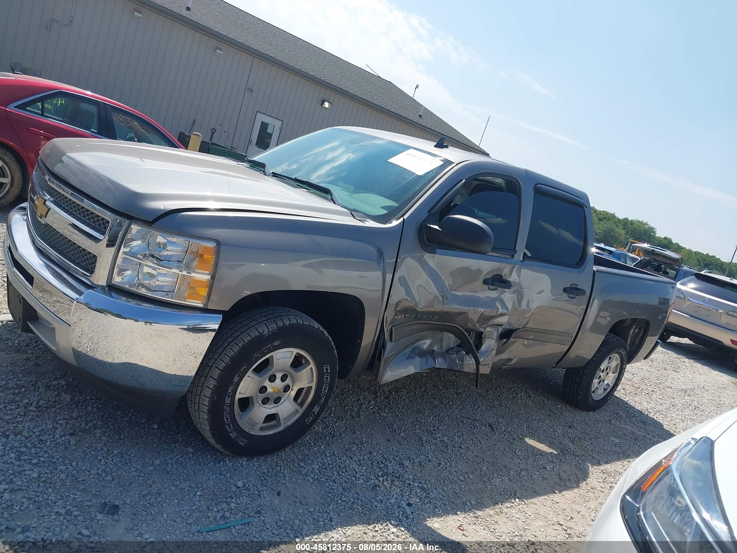 2012 Chevrolet Silverado 1500 Lt Gray vin: 3GCPCSE05CG248366