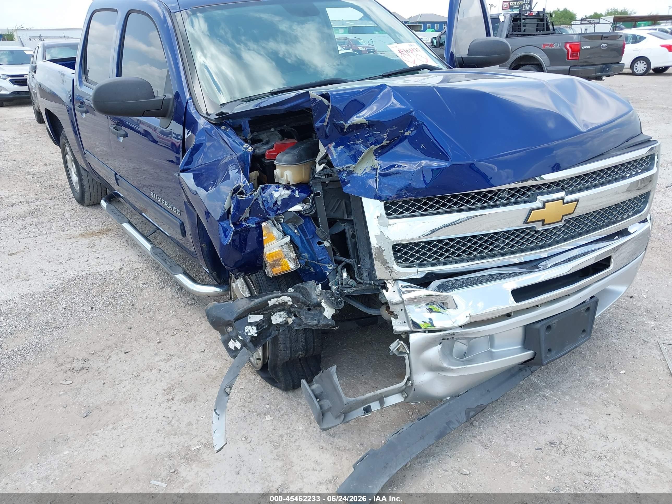 2013 Chevrolet Silverado 1500 Lt Blue vin: 3GCPCSE05DG148950
