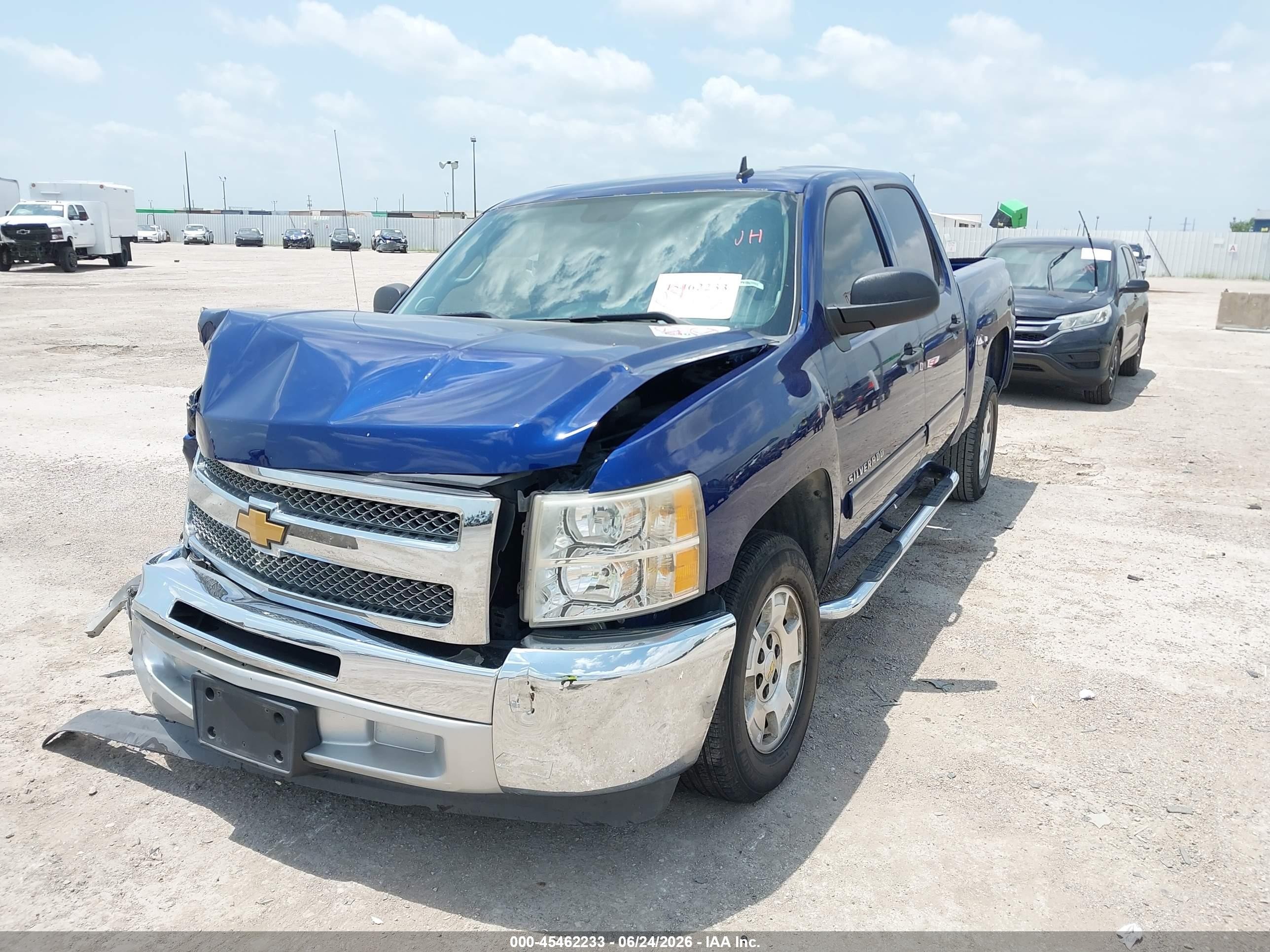 2013 Chevrolet Silverado 1500 Lt Blue vin: 3GCPCSE05DG148950