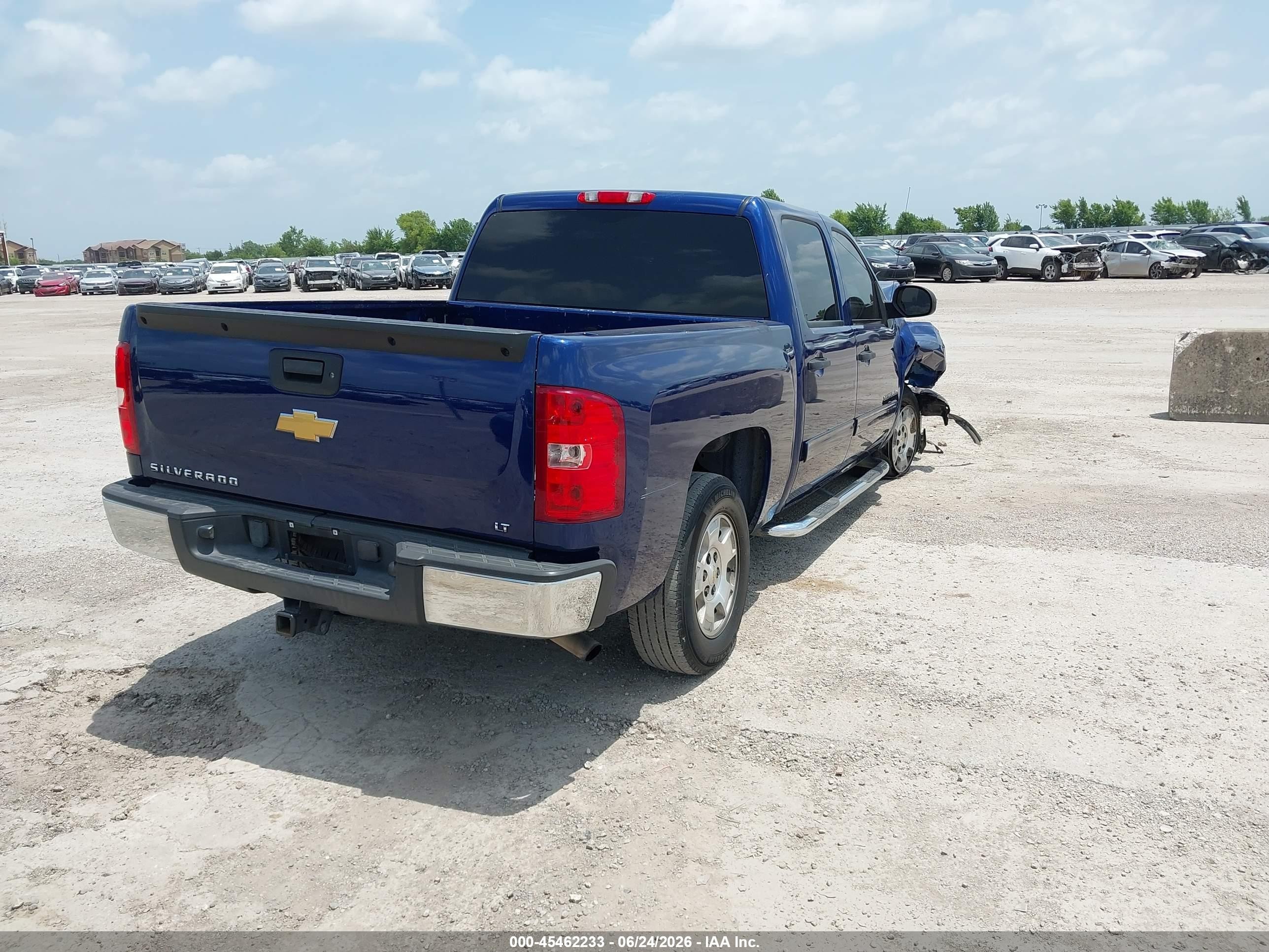 2013 Chevrolet Silverado 1500 Lt Blue vin: 3GCPCSE05DG148950