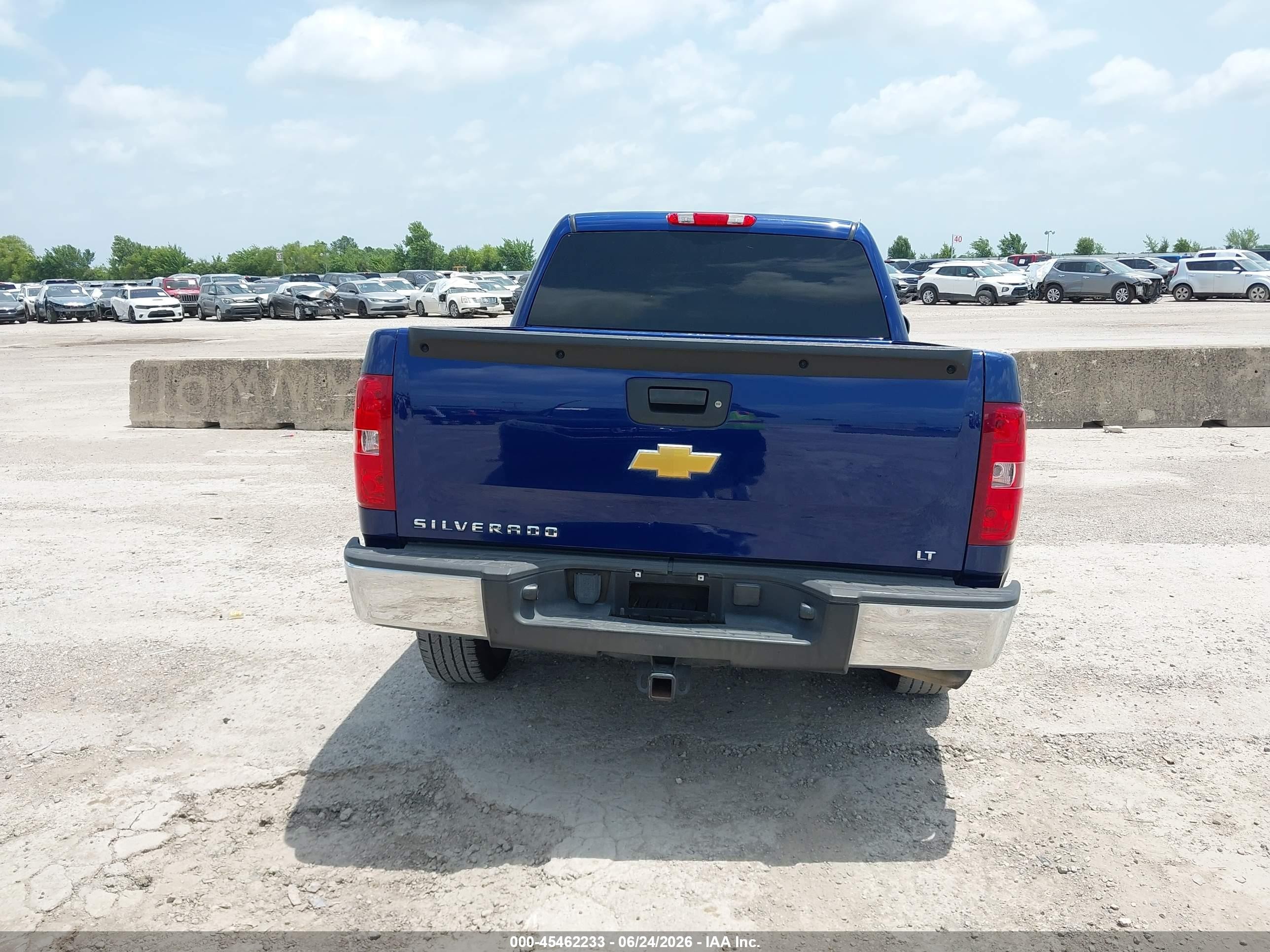 2013 Chevrolet Silverado 1500 Lt Blue vin: 3GCPCSE05DG148950