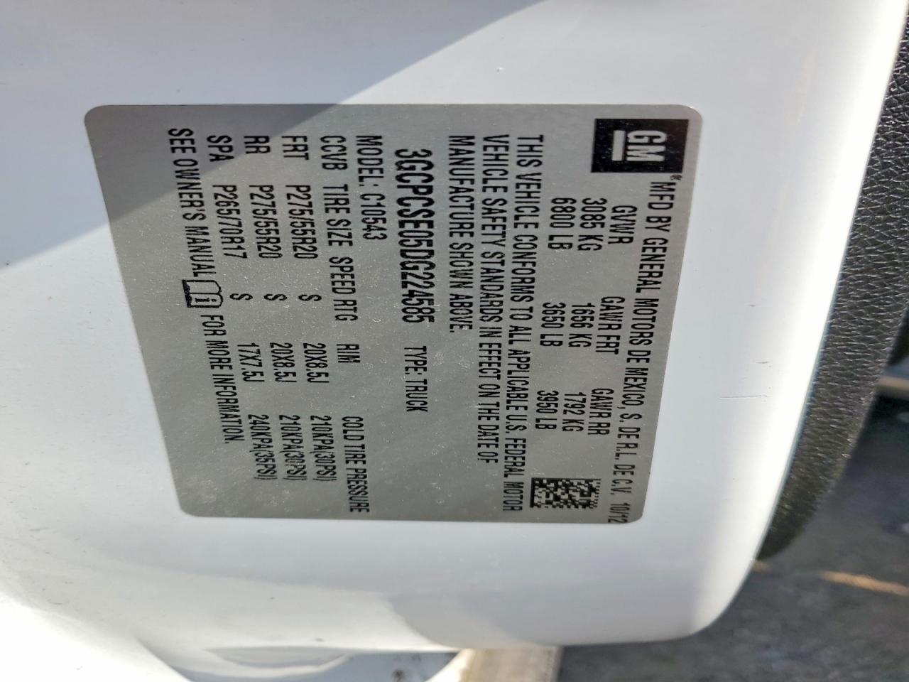 2013 Chevrolet Silverado C1500 Lt White vin: 3GCPCSE05DG224585