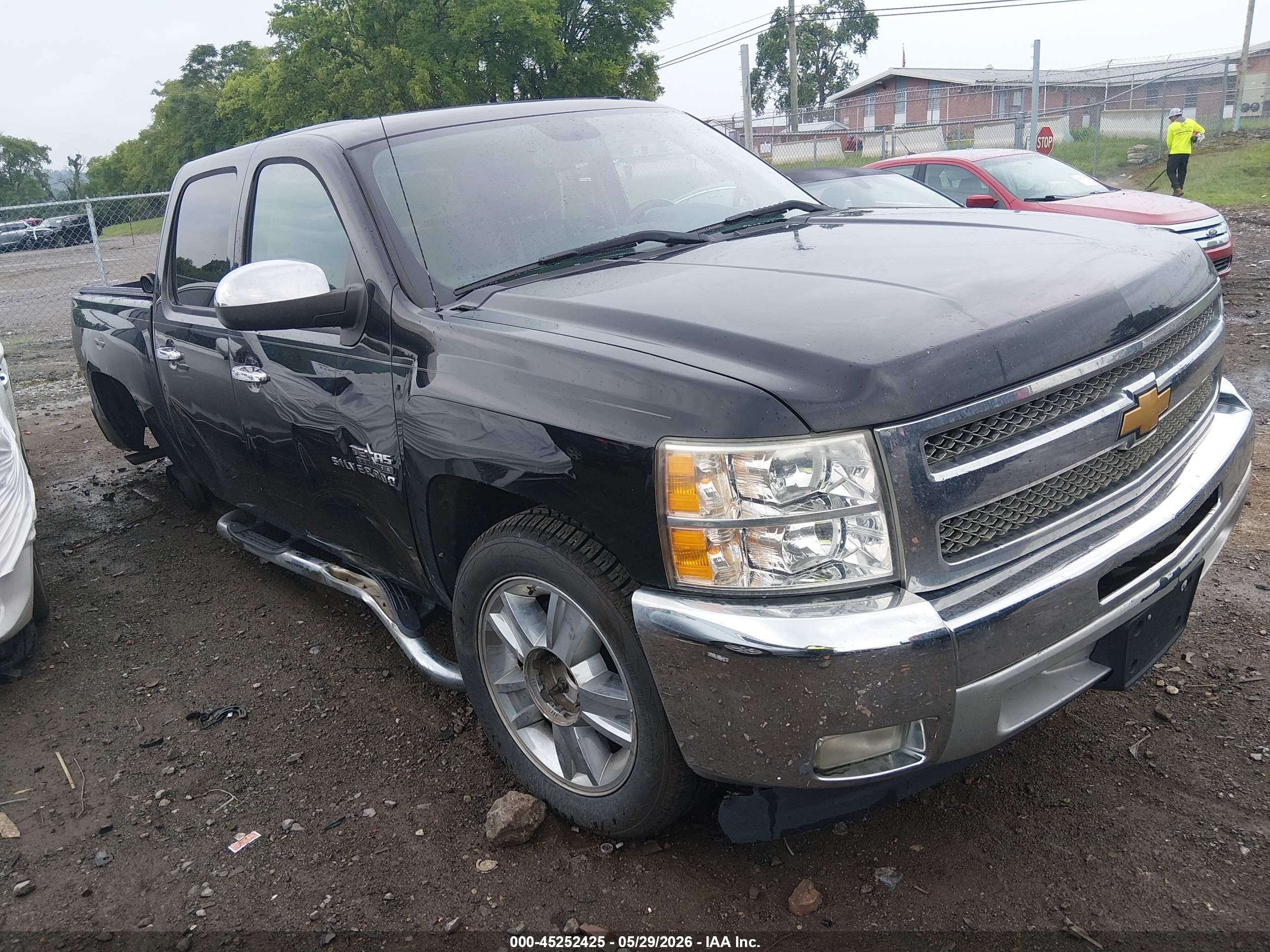 2013 Chevrolet Silverado 1500 Lt Black vin: 3GCPCSE05DG270983