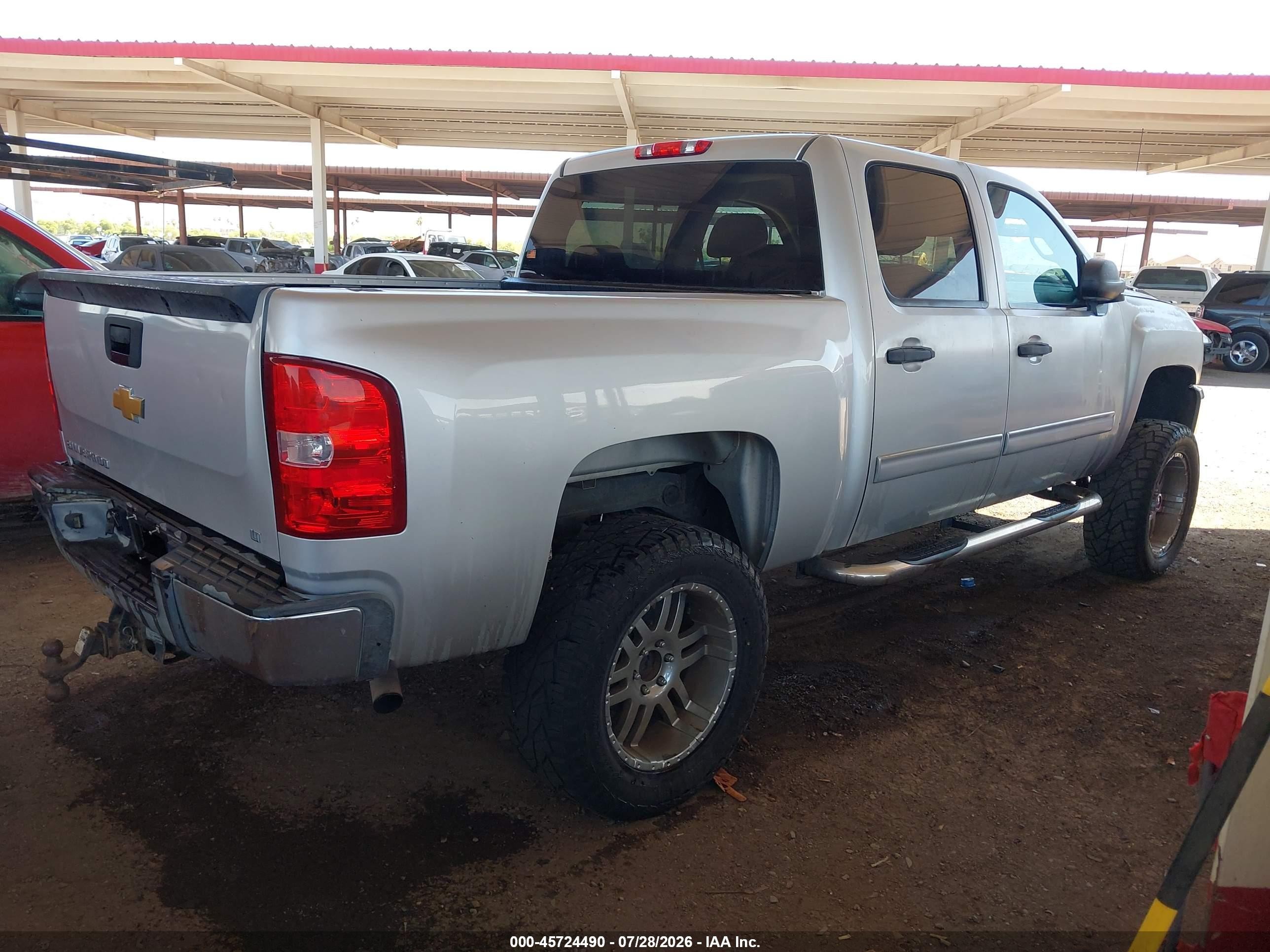 2013 Chevrolet Silverado 1500 Lt Gray vin: 3GCPCSE05DG295902