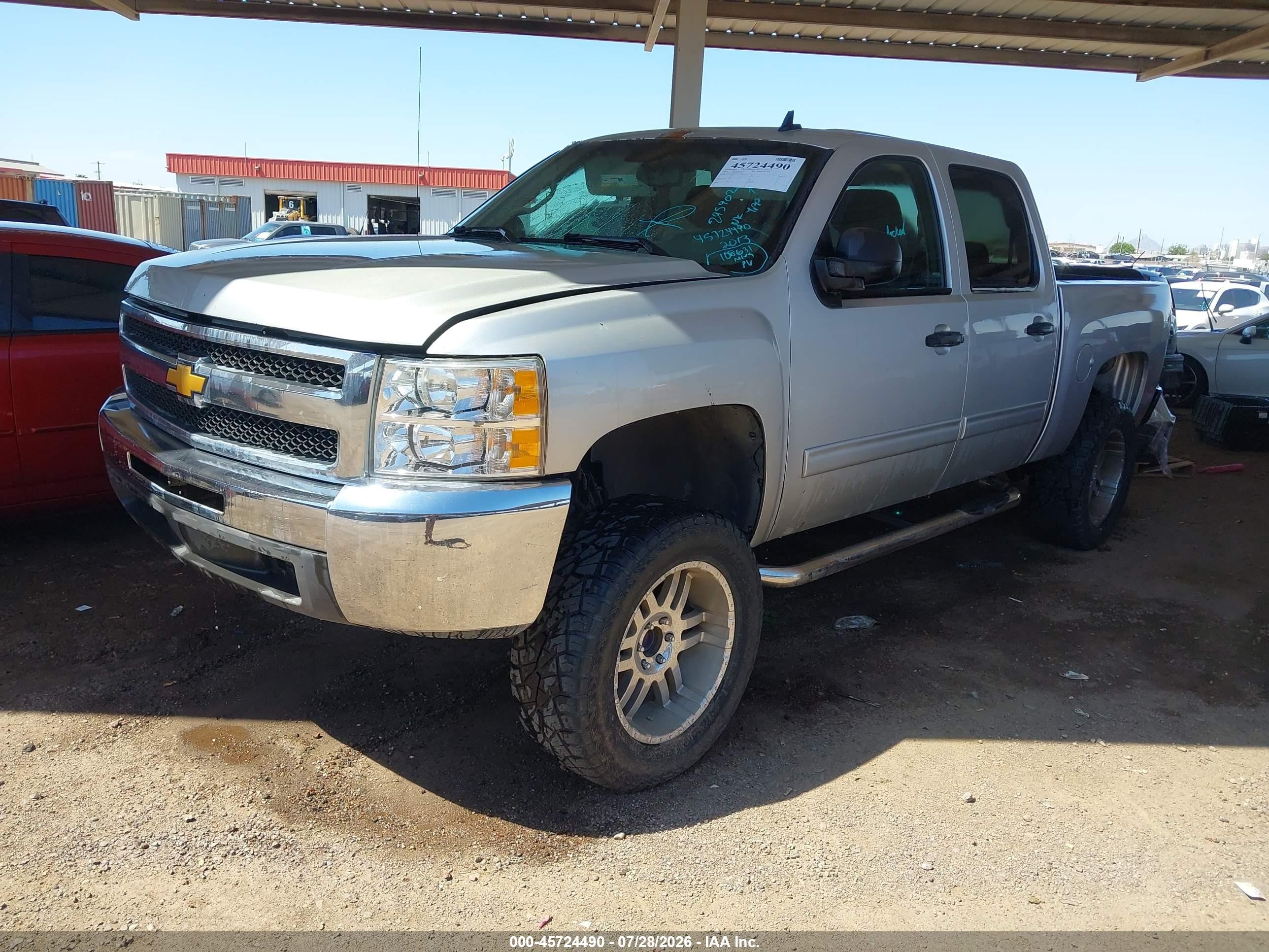 2013 Chevrolet Silverado 1500 Lt Gray vin: 3GCPCSE05DG295902