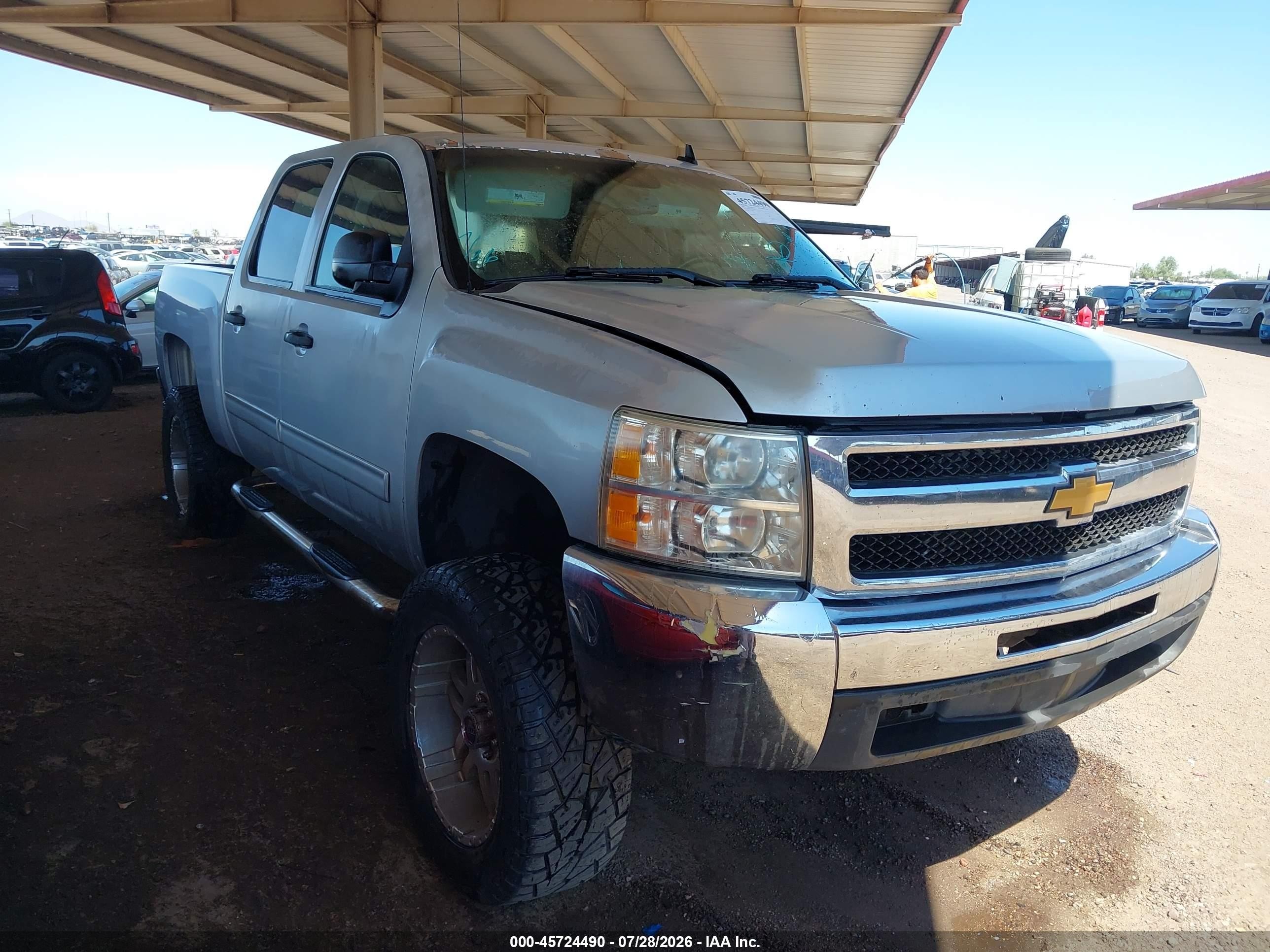 2013 Chevrolet Silverado 1500 Lt Gray vin: 3GCPCSE05DG295902