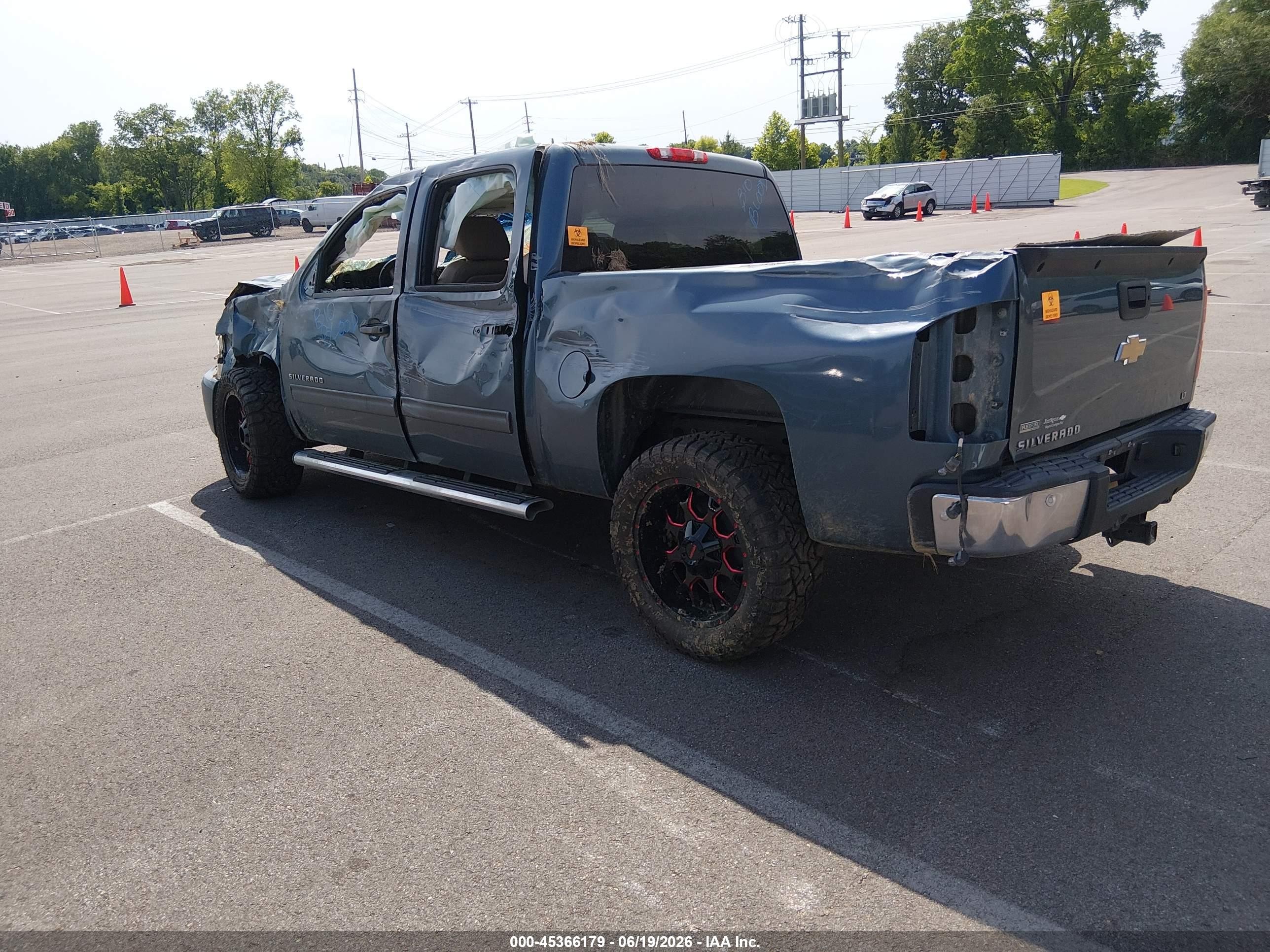 2011 Chevrolet Silverado 1500 Lt Blue vin: 3GCPCSE06BG361483
