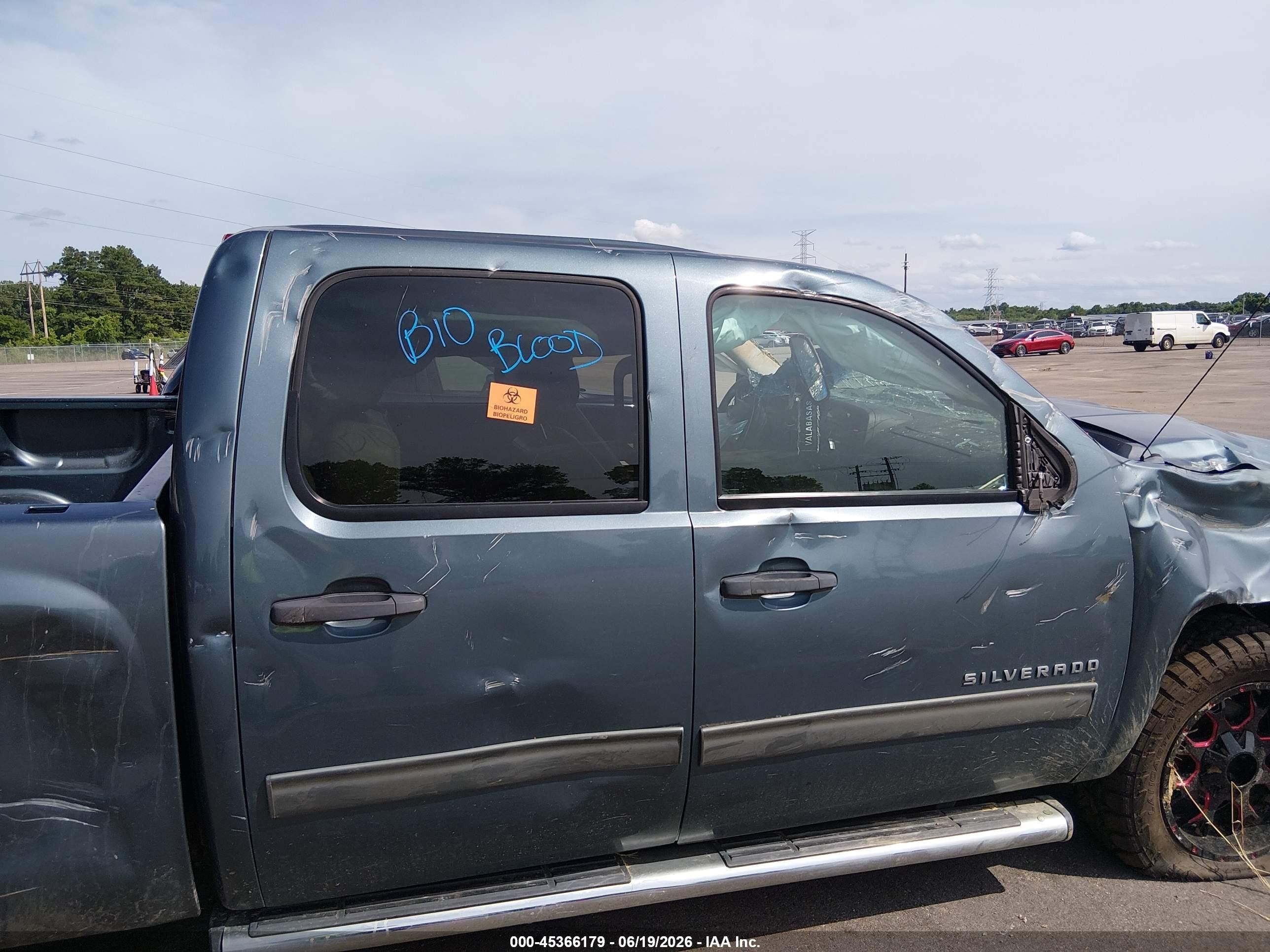 2011 Chevrolet Silverado 1500 Lt Blue vin: 3GCPCSE06BG361483