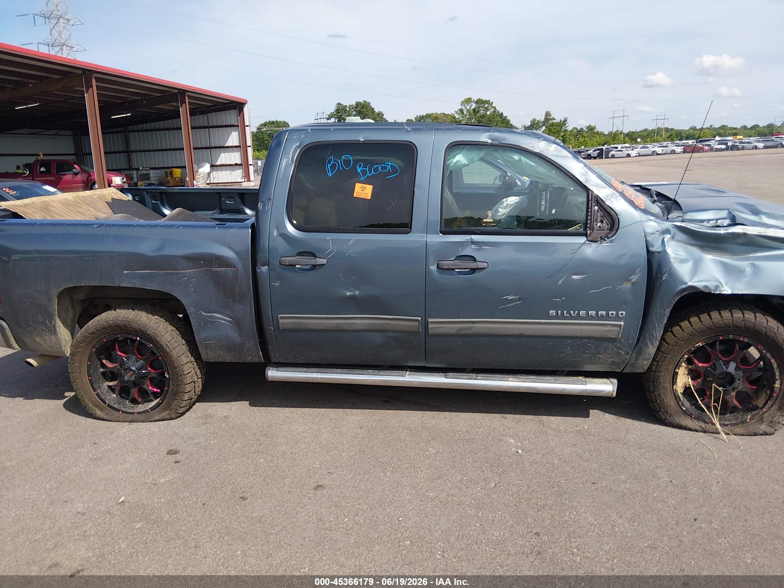 2011 Chevrolet Silverado 1500 Lt Blue vin: 3GCPCSE06BG361483