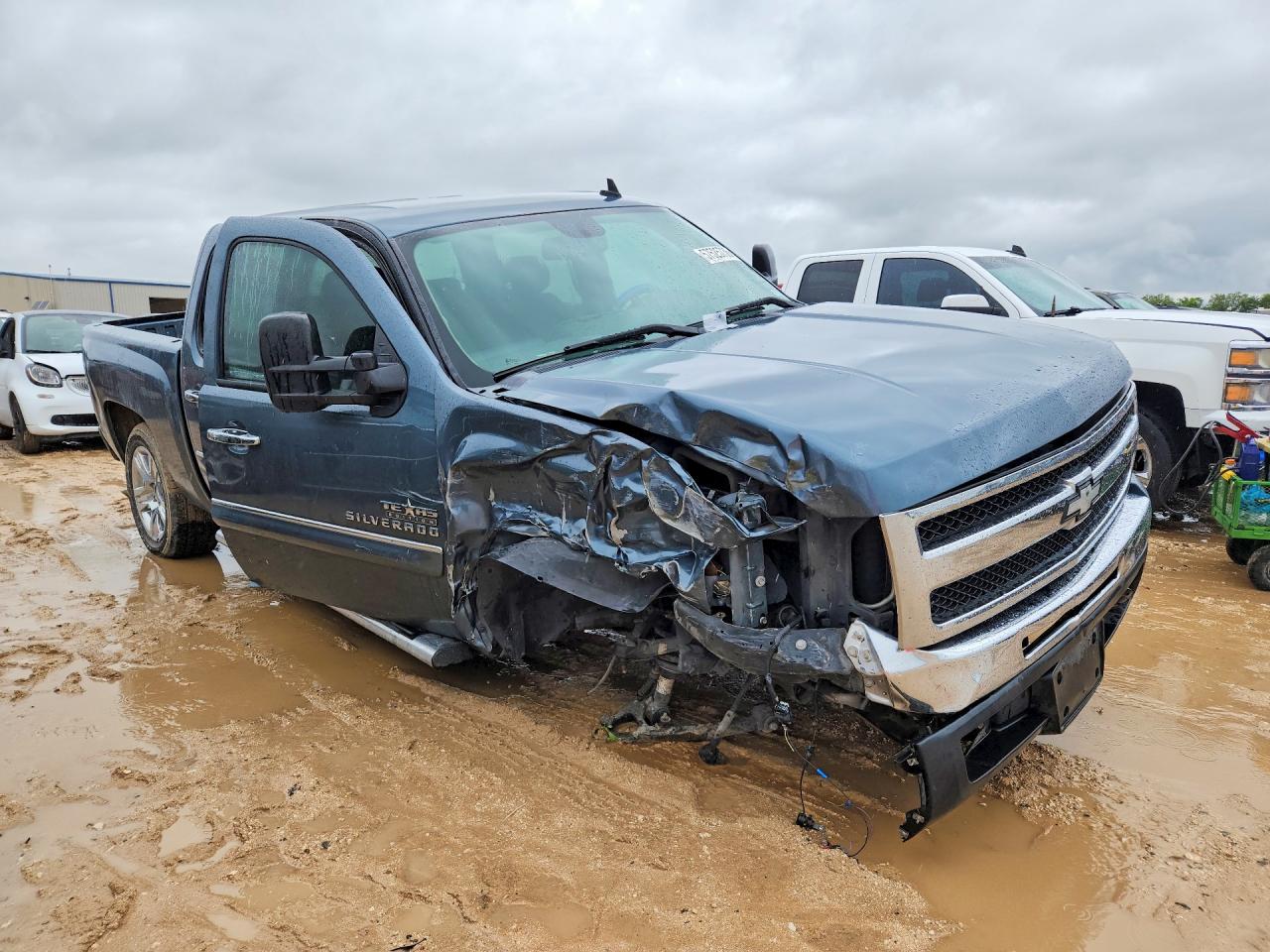 2011 Chevrolet Silverado C1500 Lt Teal vin: 3GCPCSE06BG402078