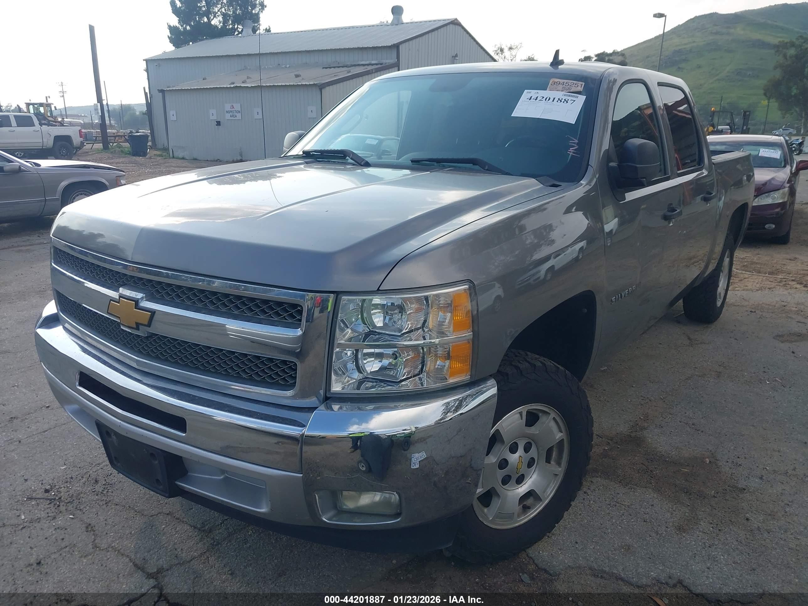 2012 Chevrolet Silverado 1500 Lt Gray vin: 3GCPCSE06CG208779
