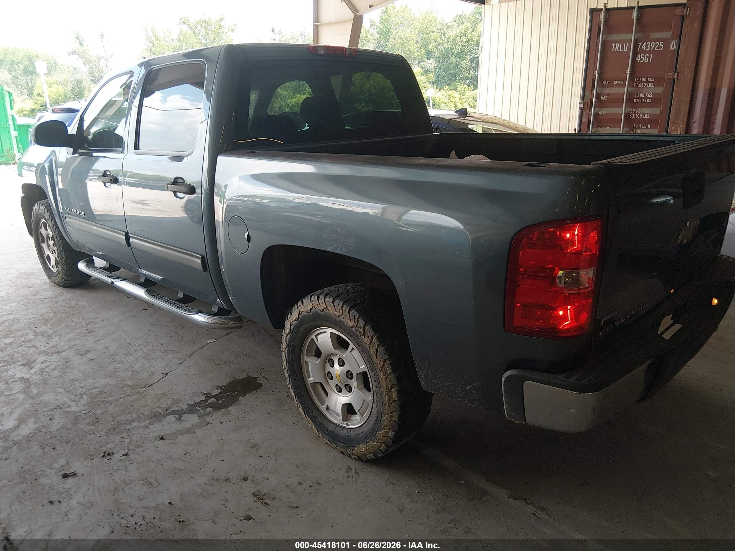 2011 Chevrolet Silverado 1500 Lt Blue vin: 3GCPCSE07BG340903