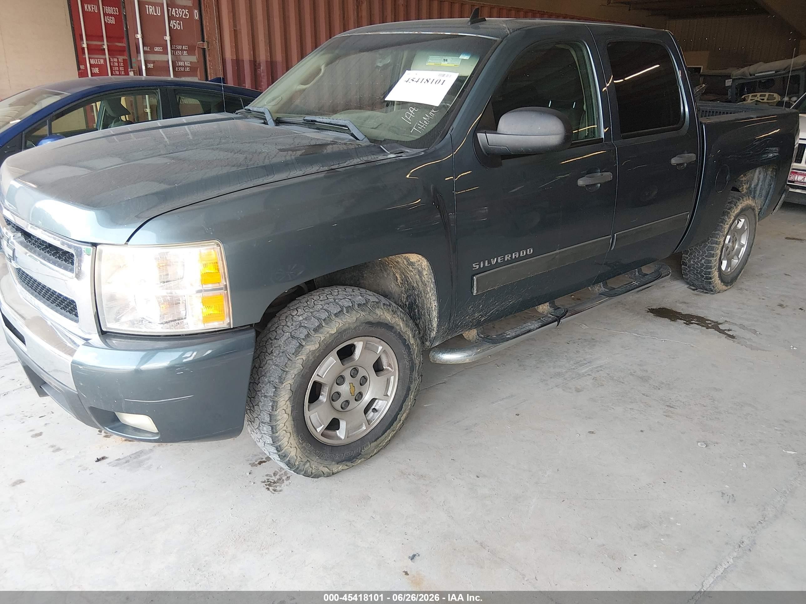 2011 Chevrolet Silverado 1500 Lt Blue vin: 3GCPCSE07BG340903