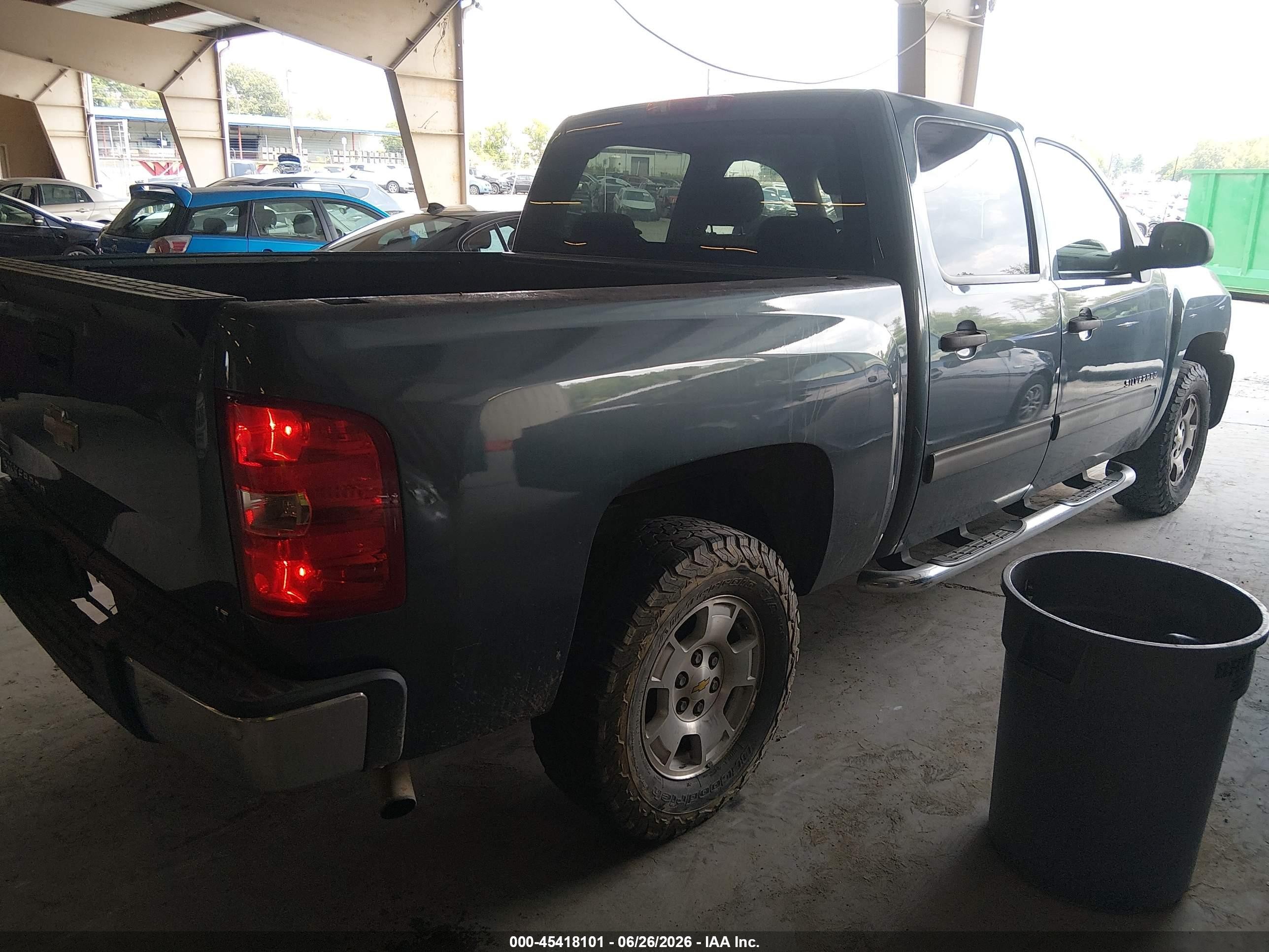 2011 Chevrolet Silverado 1500 Lt Blue vin: 3GCPCSE07BG340903