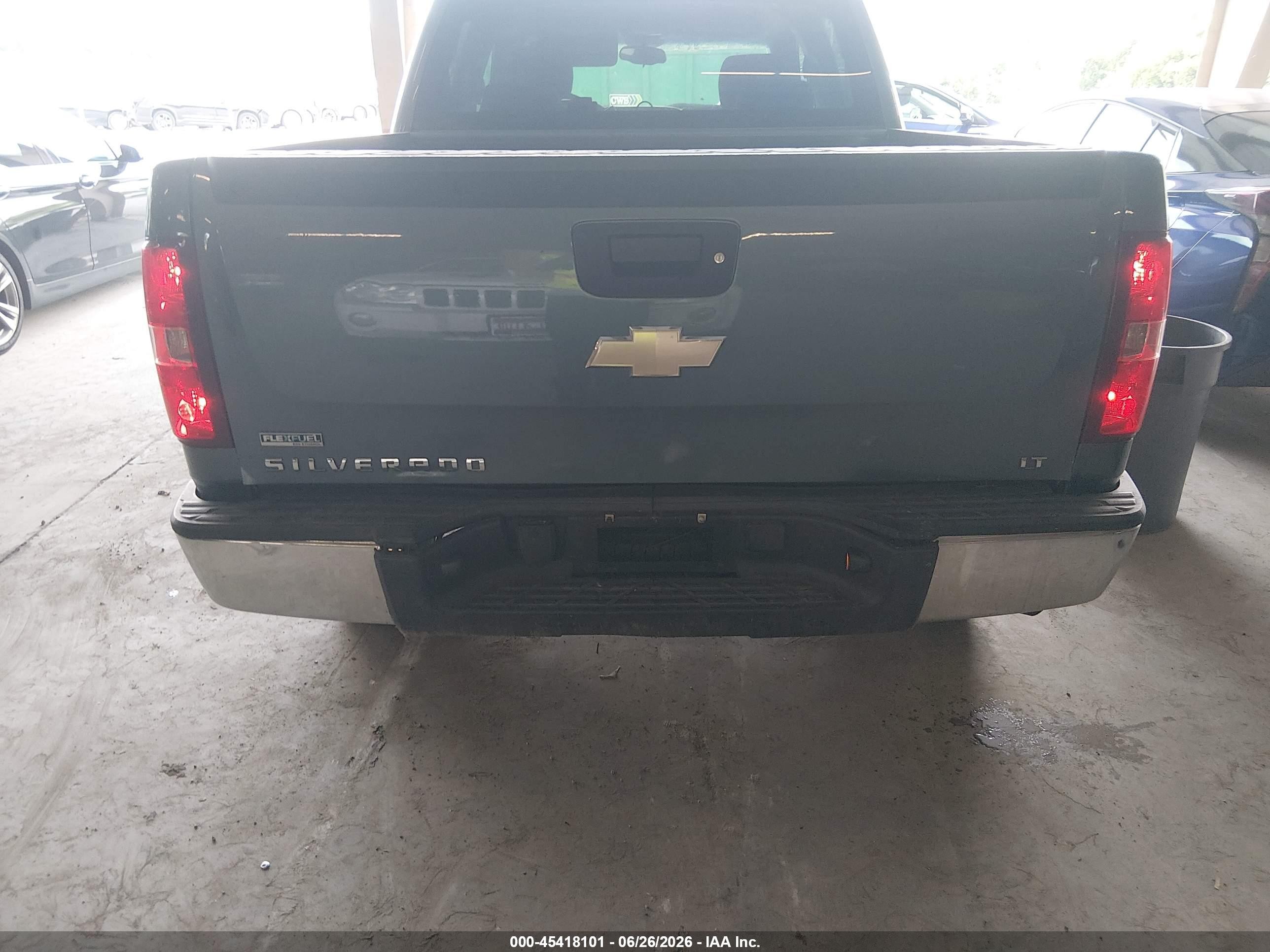 2011 Chevrolet Silverado 1500 Lt Blue vin: 3GCPCSE07BG340903
