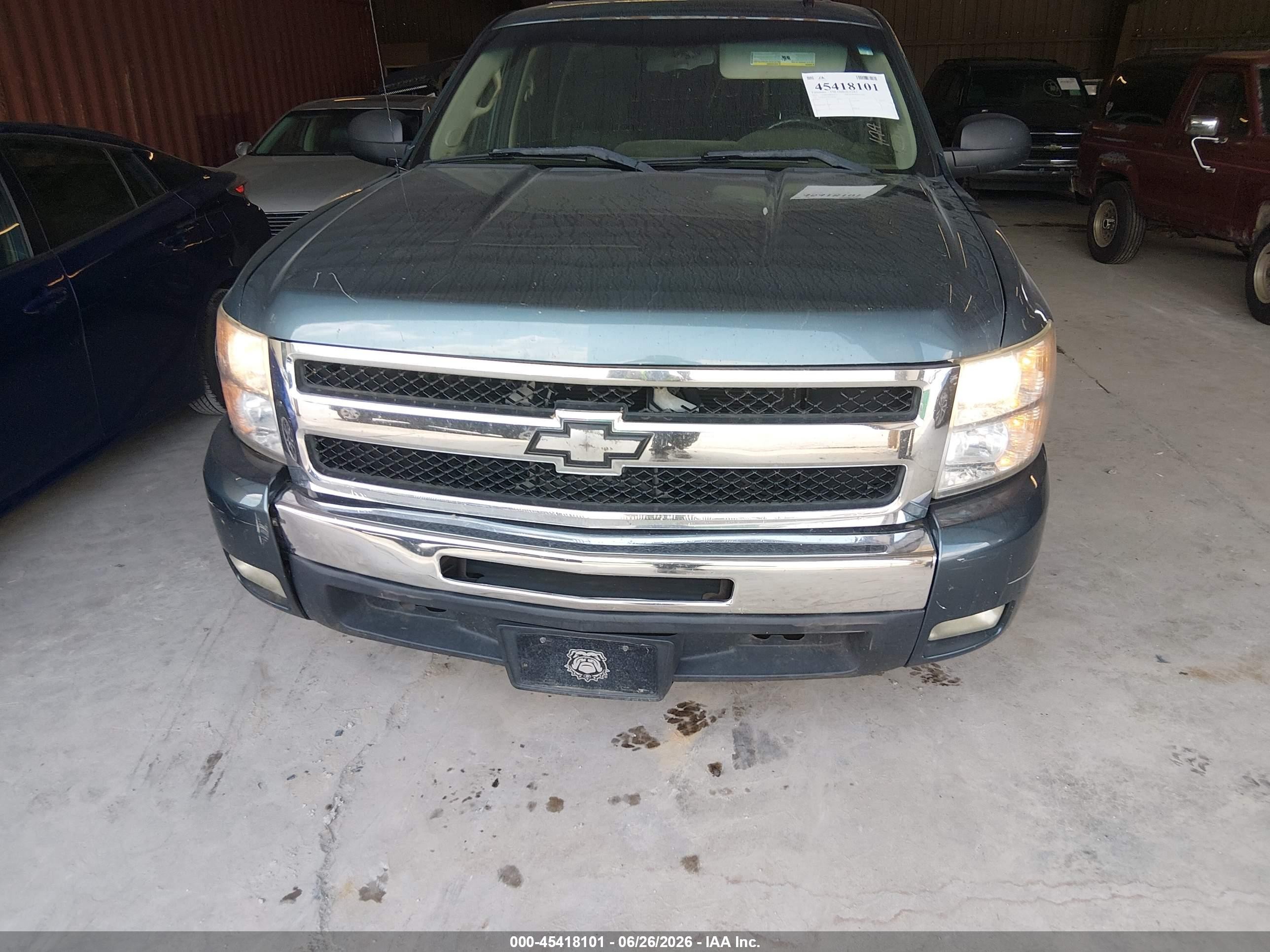 2011 Chevrolet Silverado 1500 Lt Blue vin: 3GCPCSE07BG340903