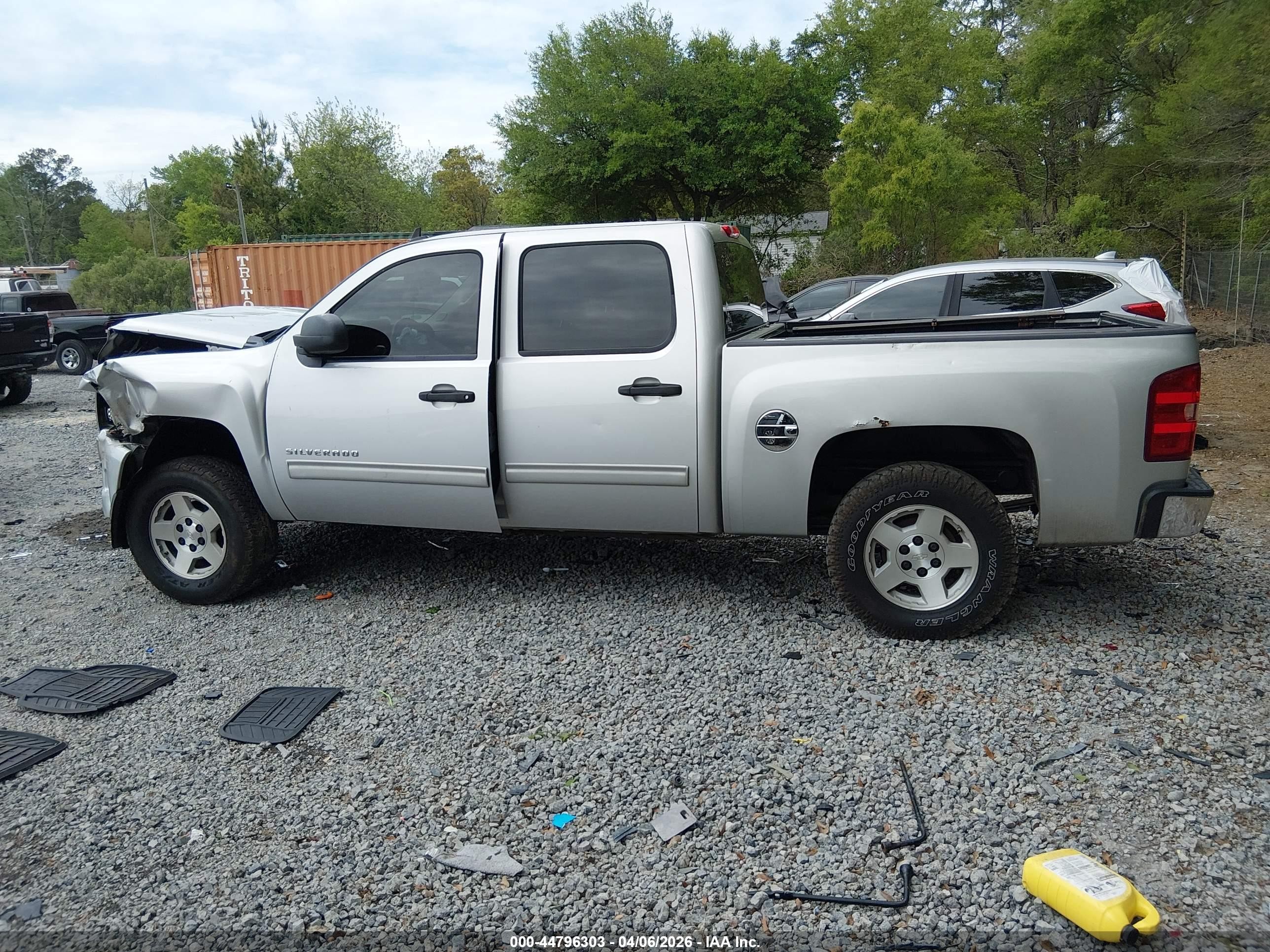2011 Chevrolet Silverado 1500 Lt Gray vin: 3GCPCSE07BG354980