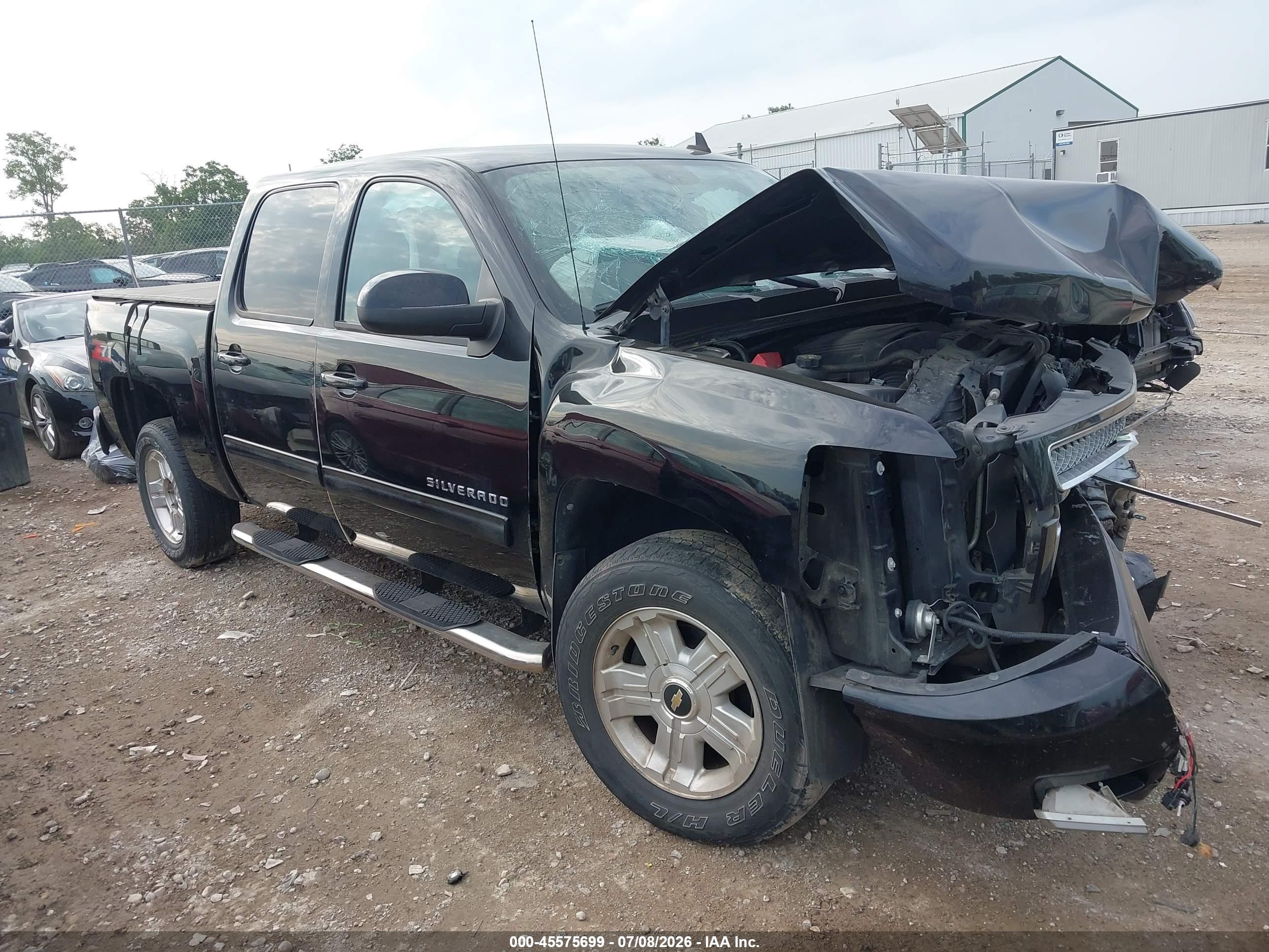 2012 Chevrolet Silverado 1500 Lt Black vin: 3GCPCSE07CG173301