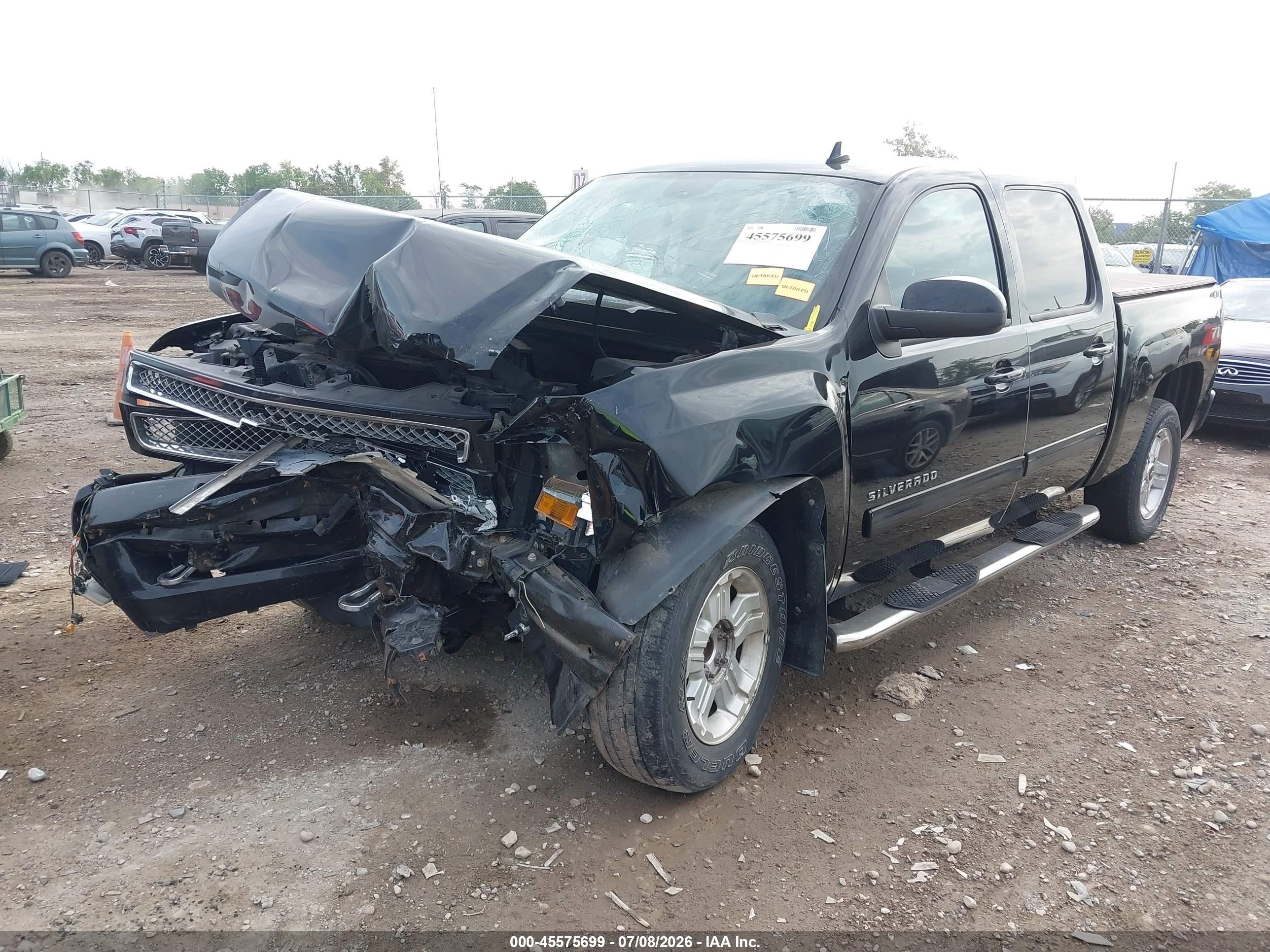 2012 Chevrolet Silverado 1500 Lt Black vin: 3GCPCSE07CG173301