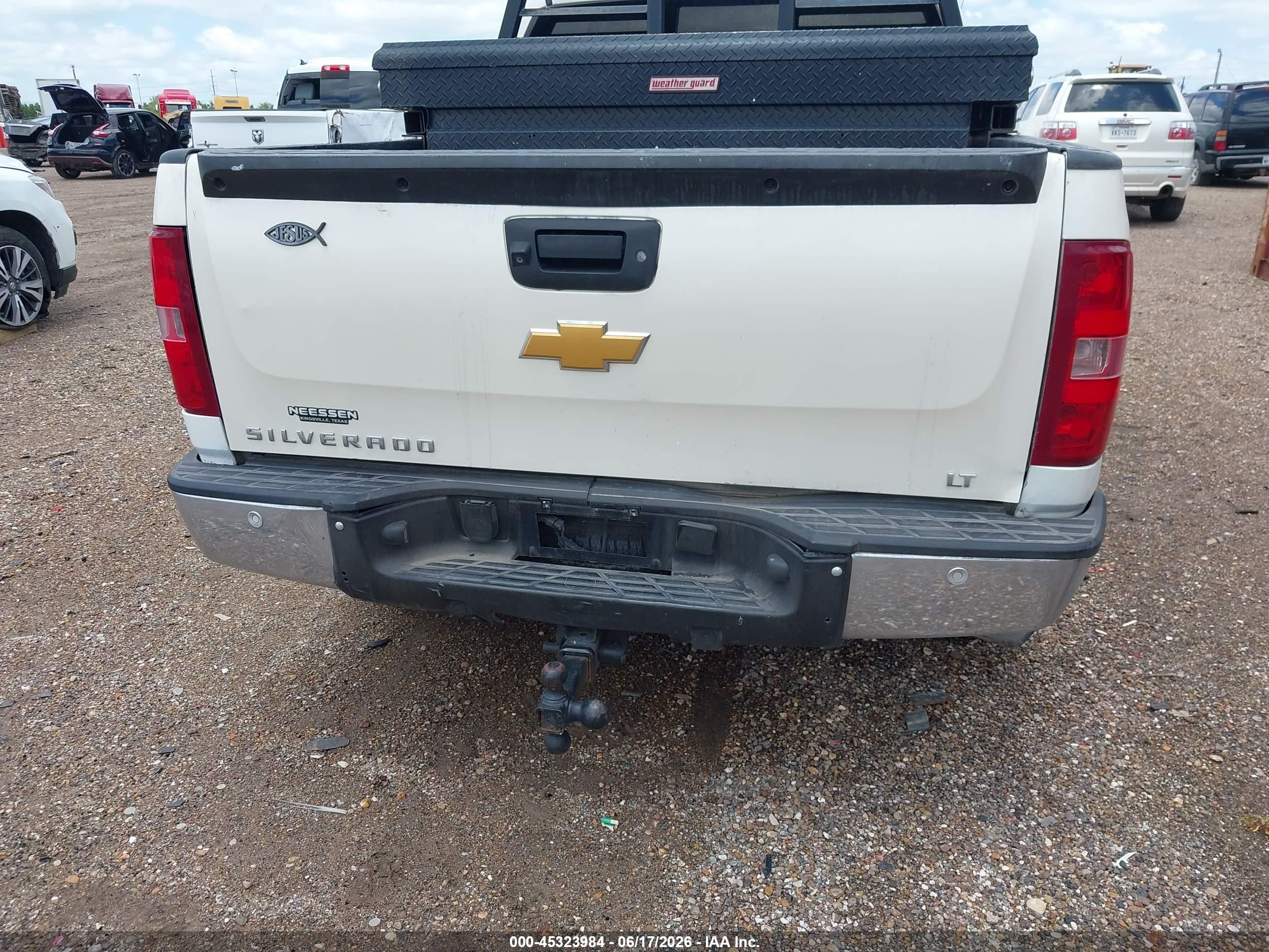 2013 Chevrolet Silverado 1500 Lt White vin: 3GCPCSE07DG129896