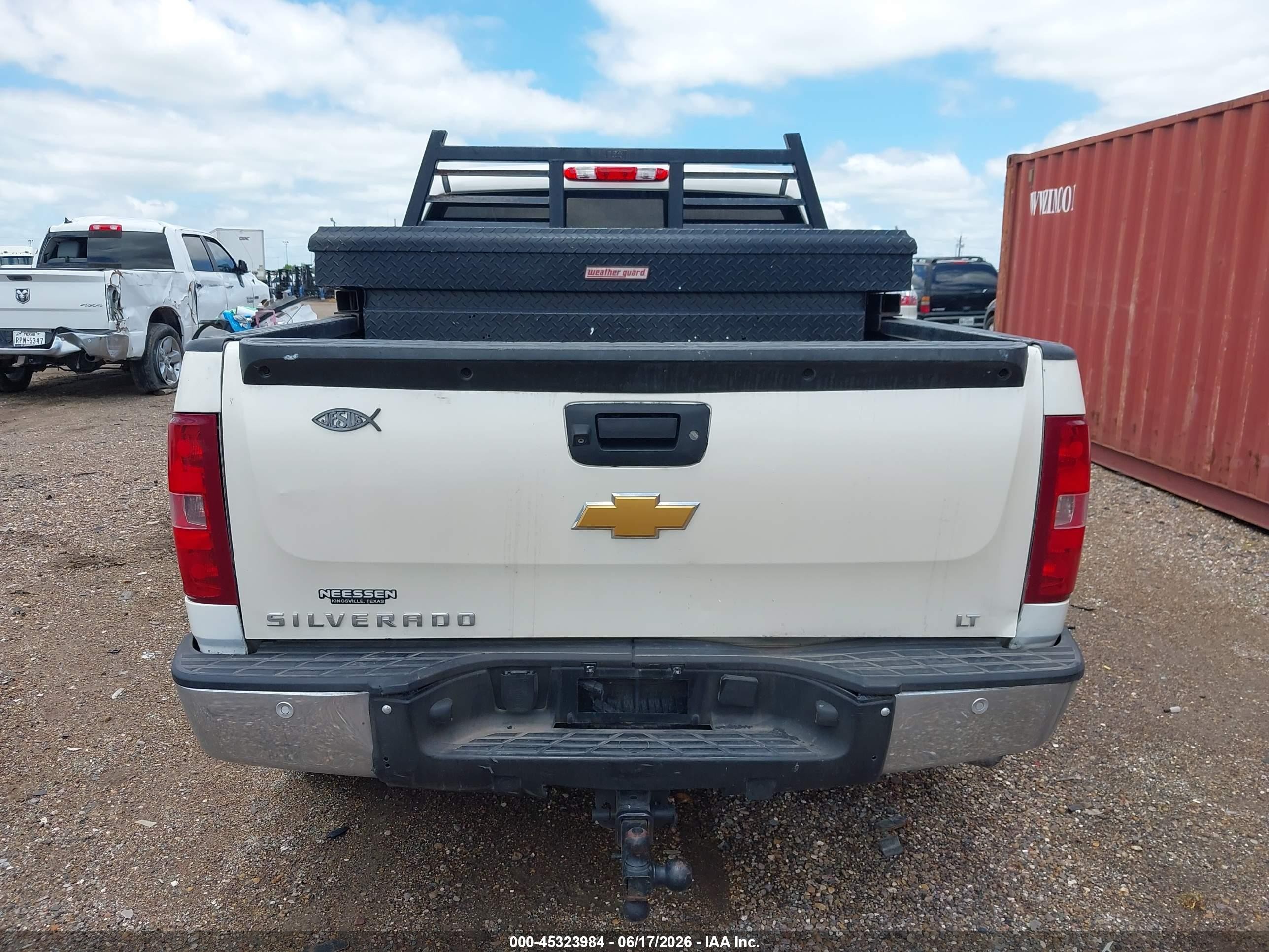 2013 Chevrolet Silverado 1500 Lt White vin: 3GCPCSE07DG129896