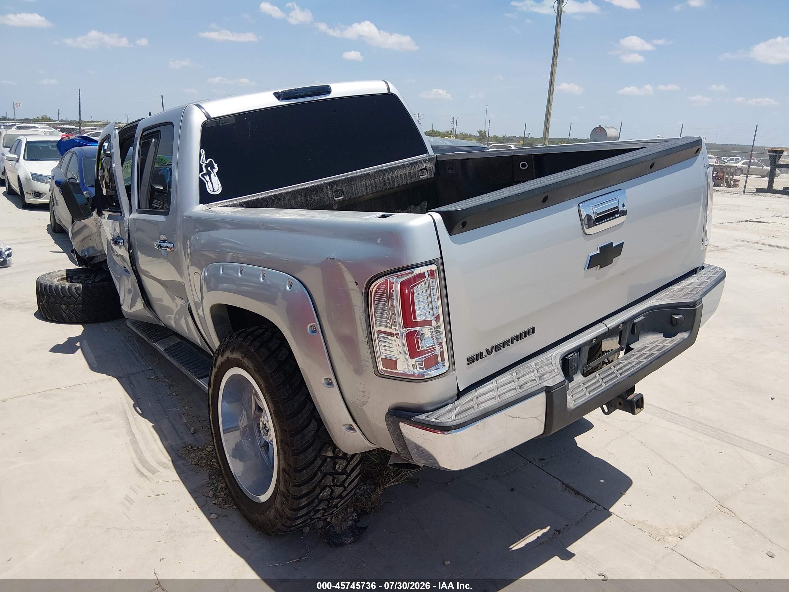 2013 Chevrolet Silverado 1500 Lt Silver vin: 3GCPCSE07DG131017