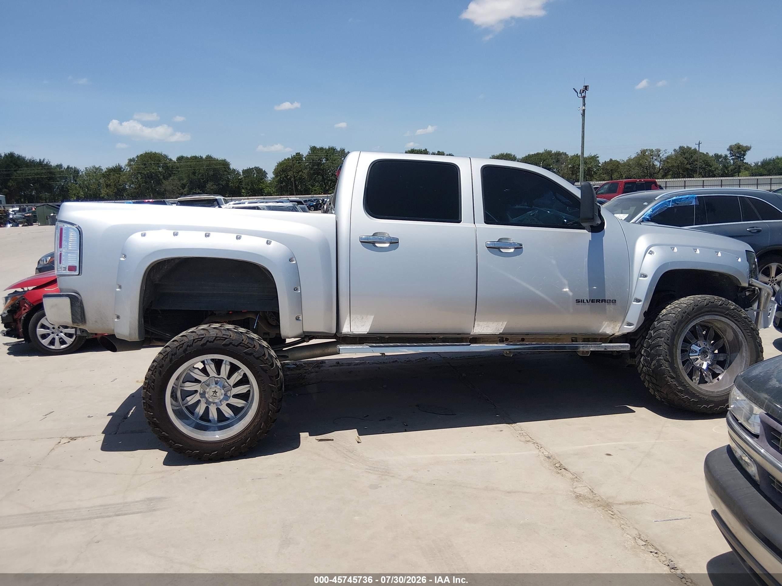 2013 Chevrolet Silverado 1500 Lt Silver vin: 3GCPCSE07DG131017