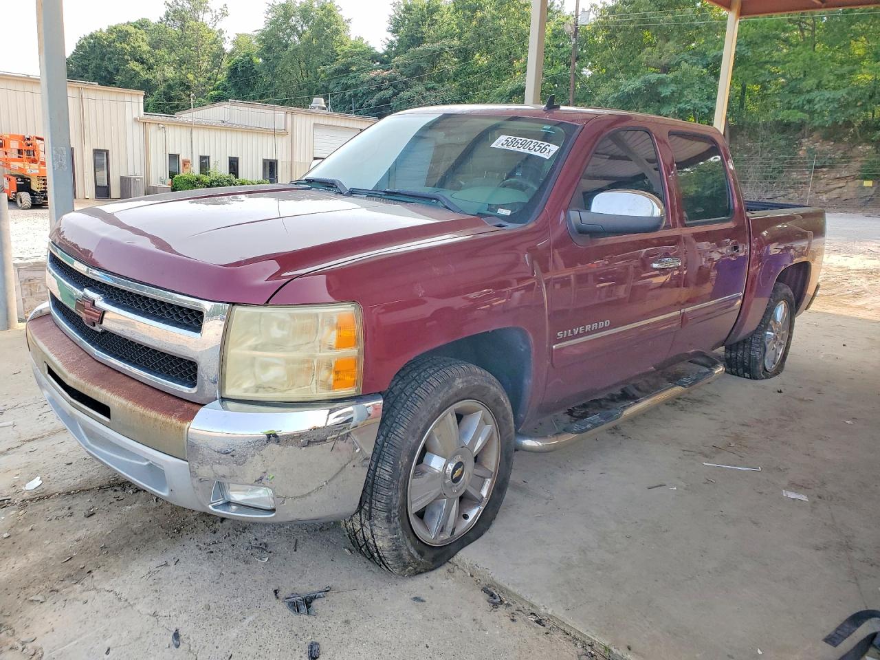 2013 Chevrolet Silverado C1500 Lt Maroon vin: 3GCPCSE07DG131387
