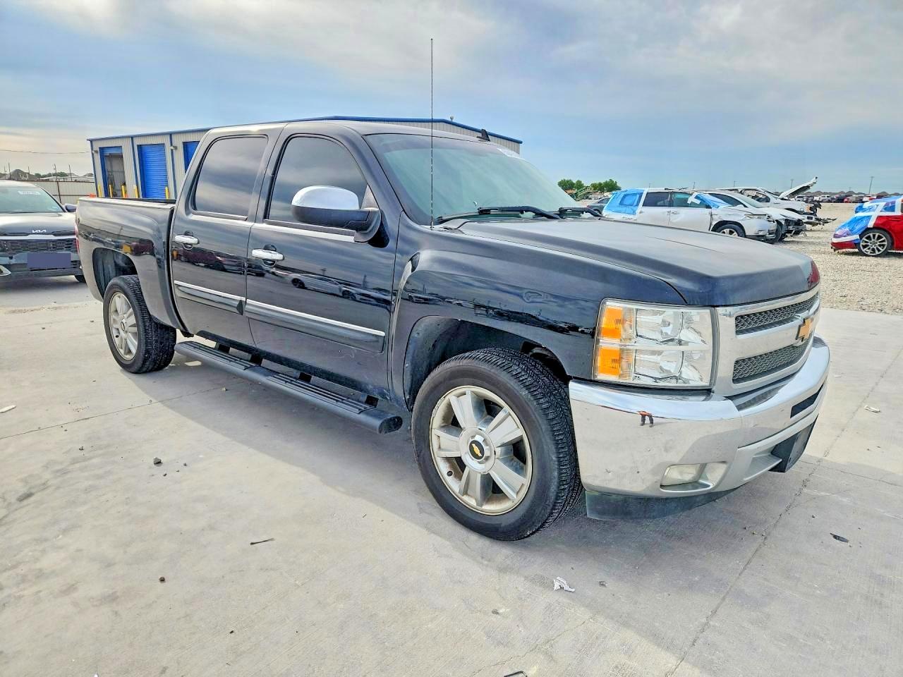 2013 Chevrolet Silverado C1500 Lt Black vin: 3GCPCSE07DG324235