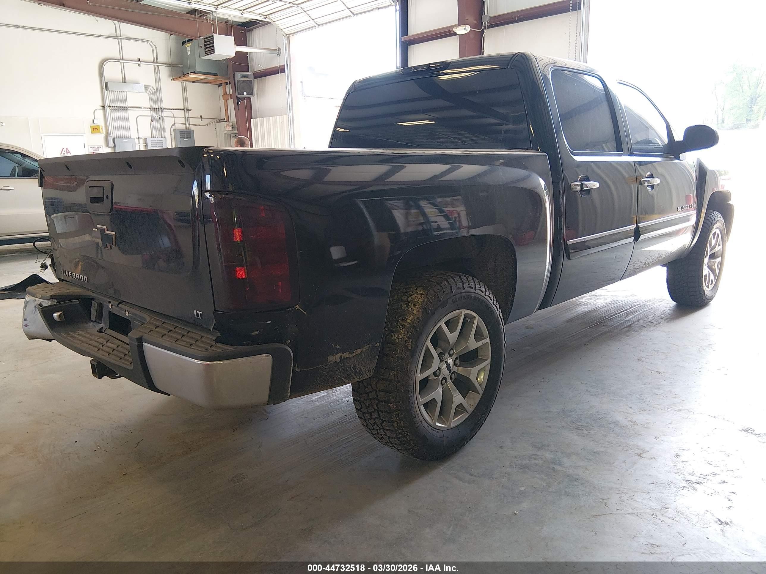 2013 Chevrolet Silverado 1500 Lt Black vin: 3GCPCSE07DG326258