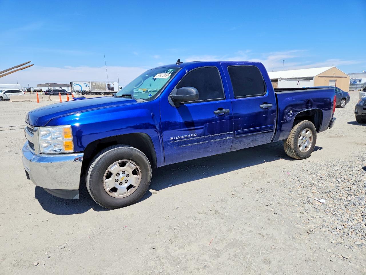 2013 Chevrolet Silverado C1500 Lt Blue vin: 3GCPCSE07DG377372
