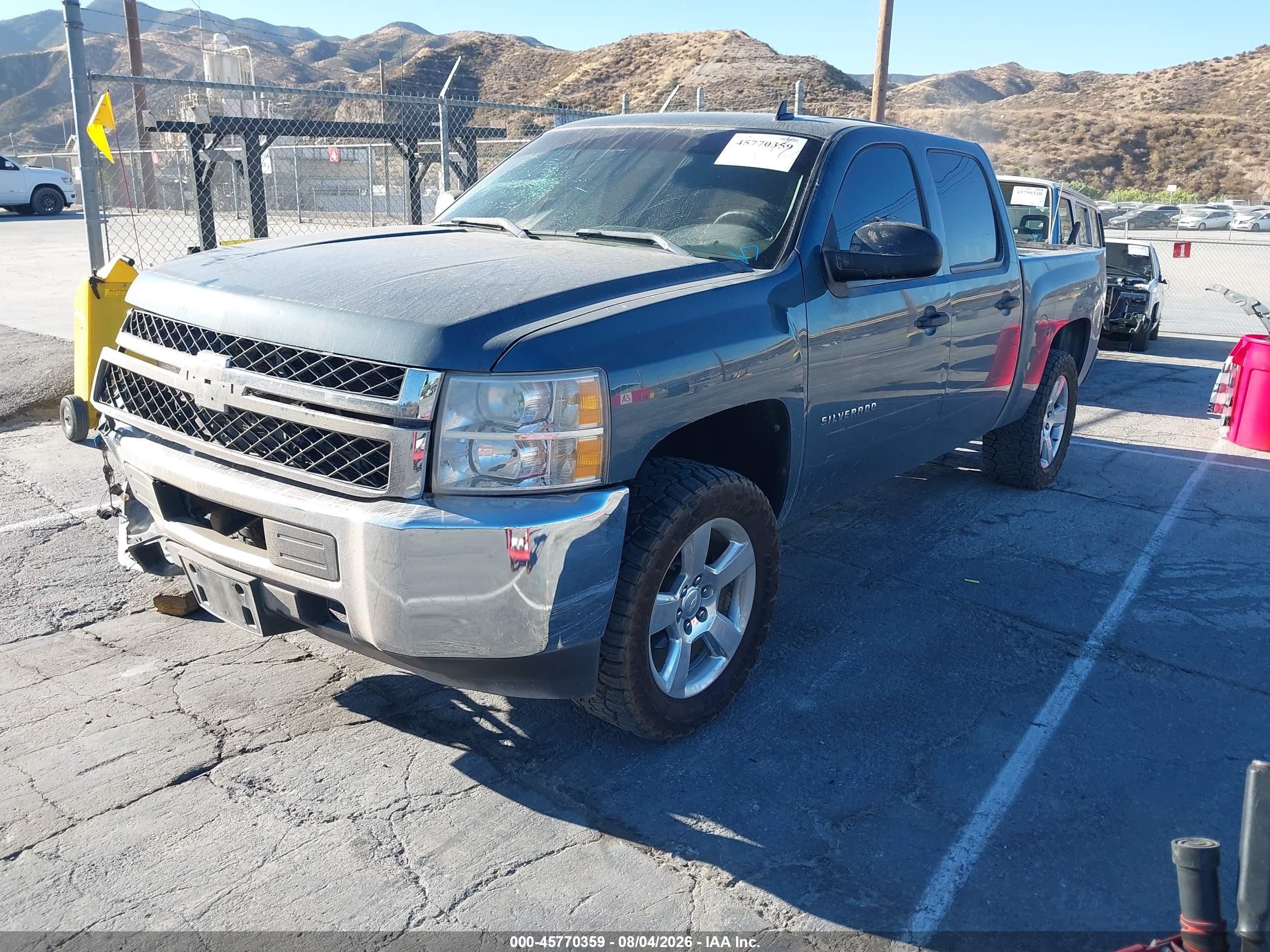 2012 Chevrolet Silverado 1500 Lt Blue vin: 3GCPCSE08CG120946