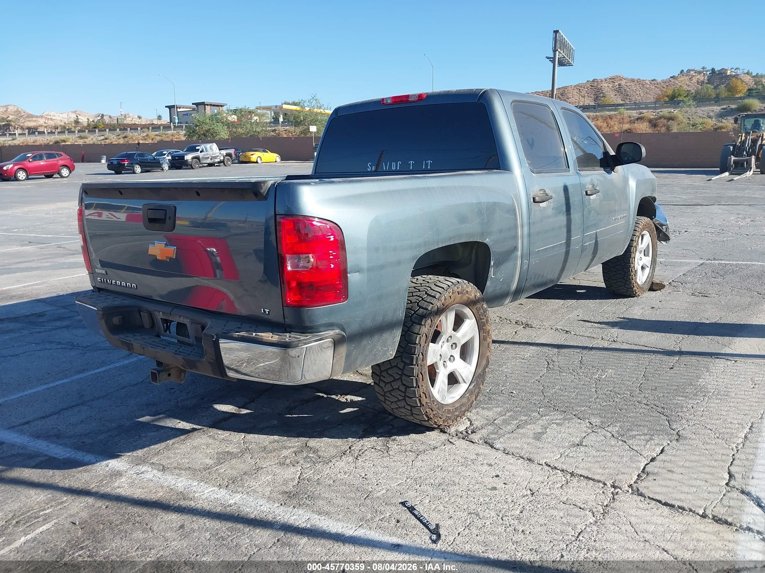 2012 Chevrolet Silverado 1500 Lt Blue vin: 3GCPCSE08CG120946