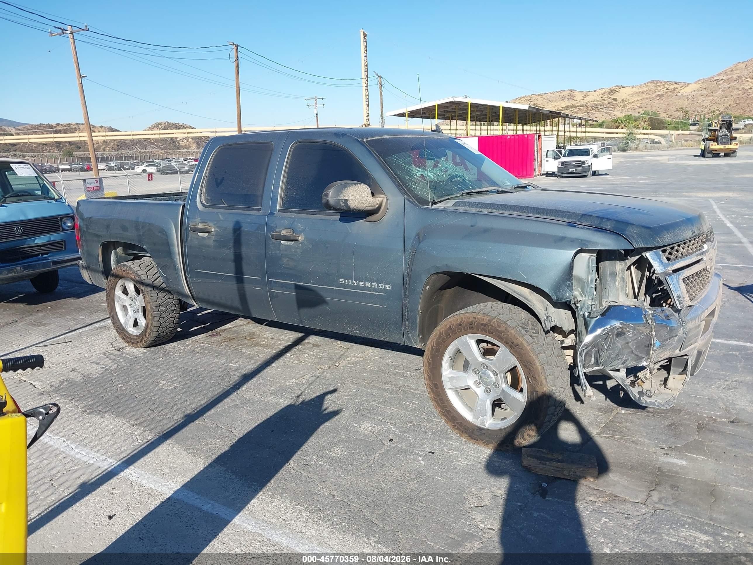 2012 Chevrolet Silverado 1500 Lt Blue vin: 3GCPCSE08CG120946