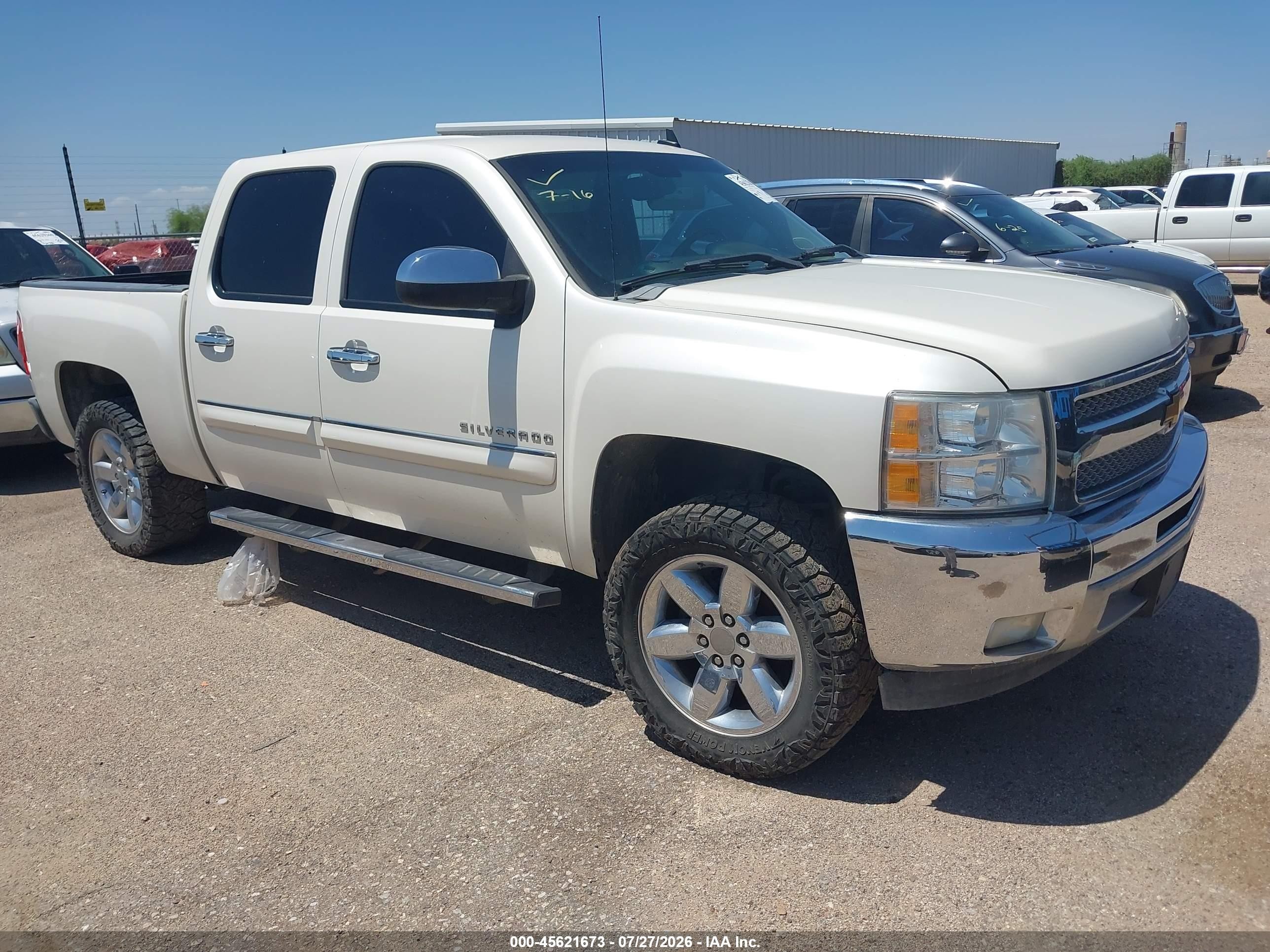 2012 Chevrolet Silverado 1500 Lt Белый vin: 3GCPCSE08CG157883