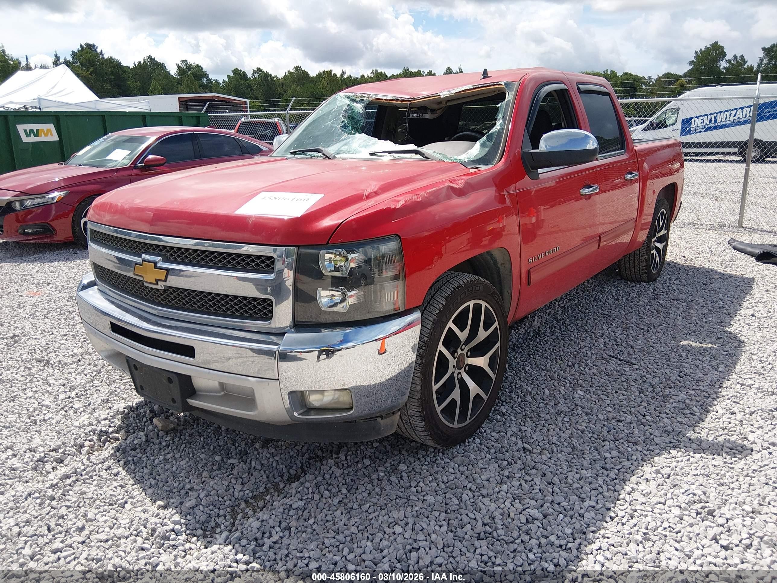 2012 Chevrolet Silverado 1500 Lt Red vin: 3GCPCSE08CG163859
