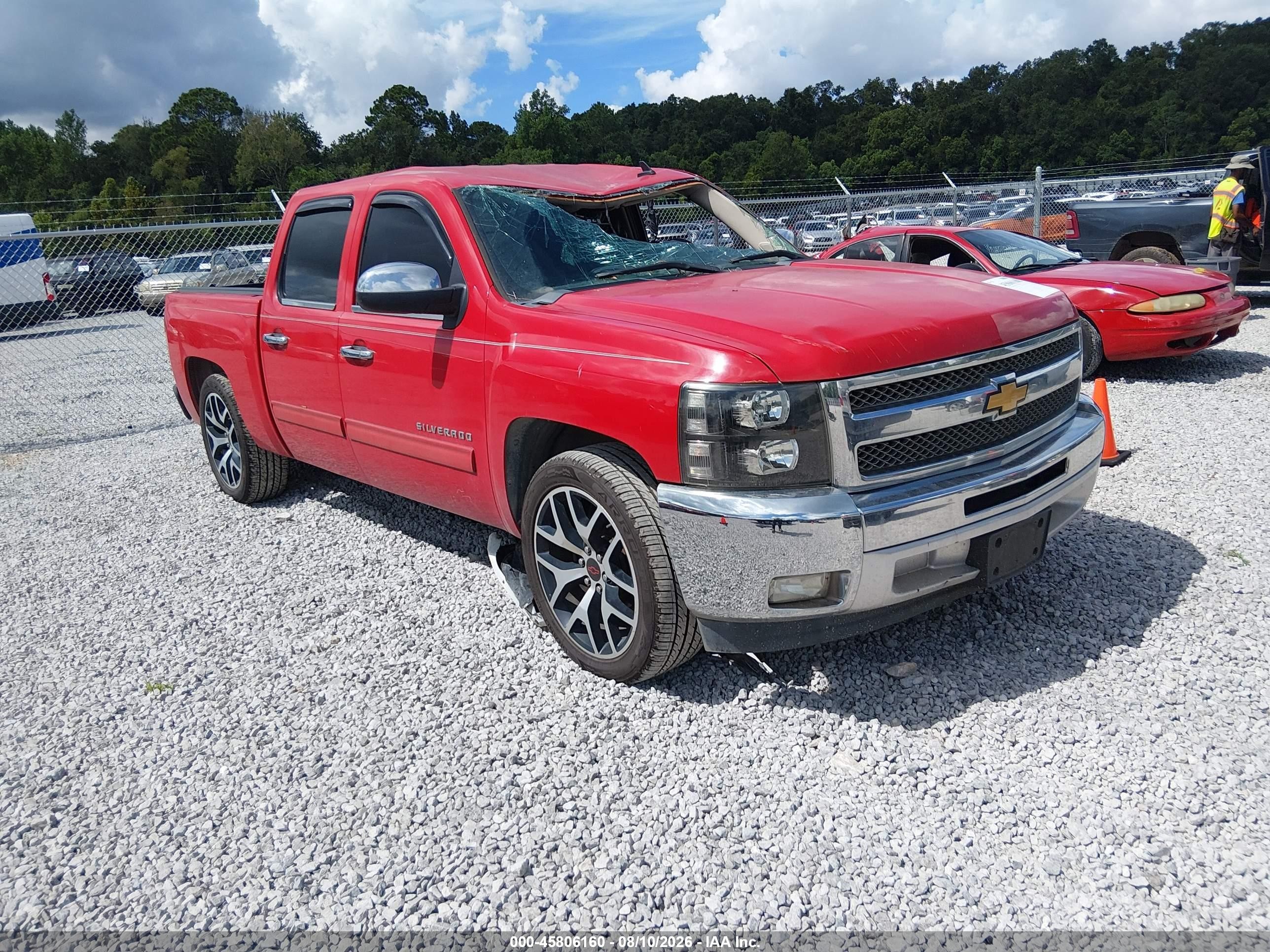 2012 Chevrolet Silverado 1500 Lt Red vin: 3GCPCSE08CG163859
