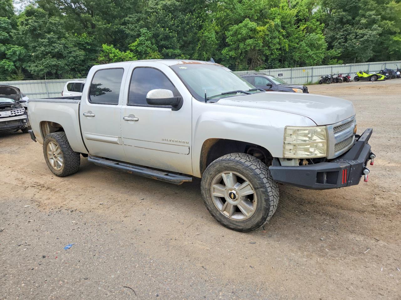 2012 Chevrolet Silverado C1500 Lt Silver vin: 3GCPCSE08CG309595