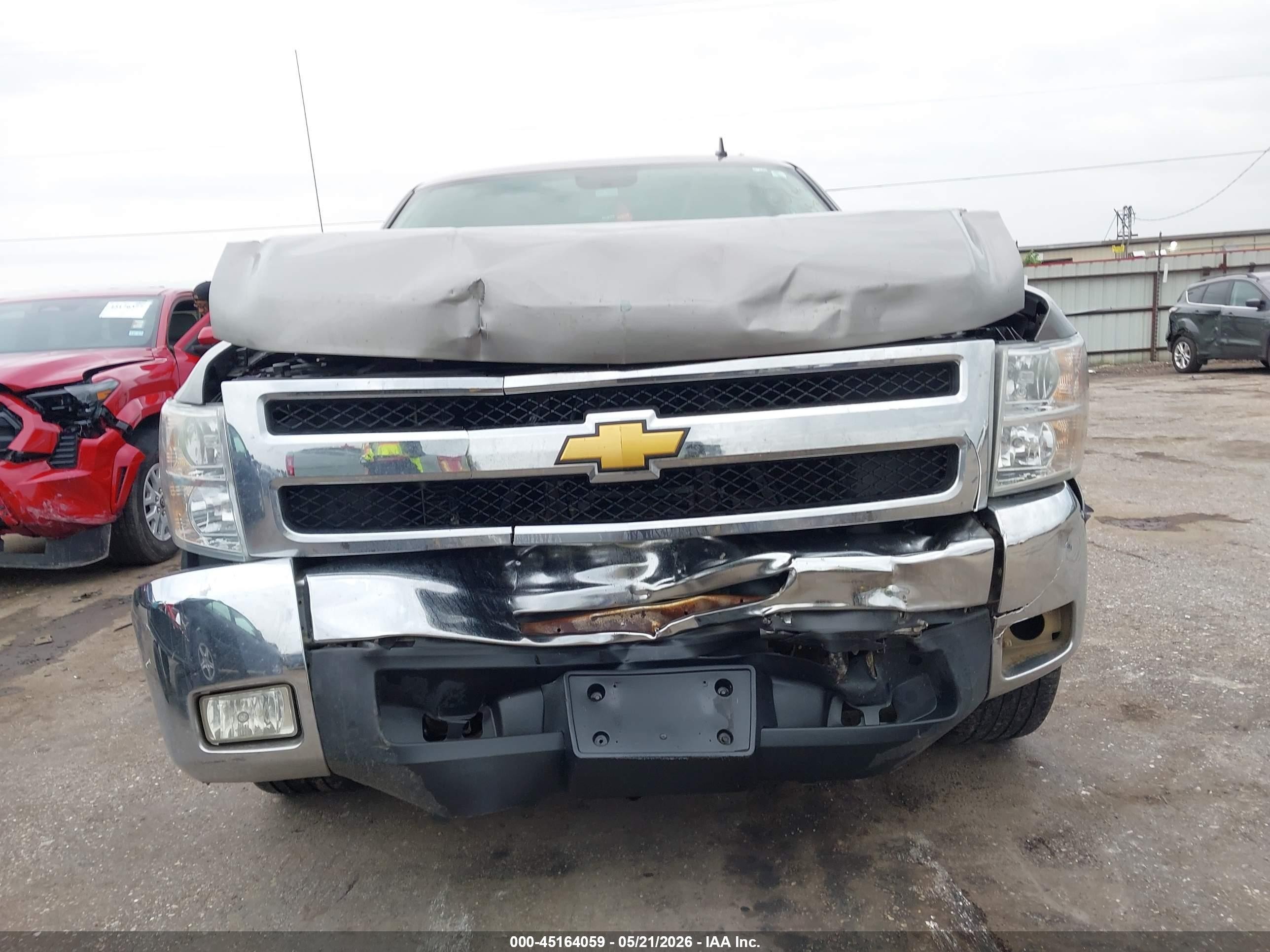 2013 Chevrolet Silverado 1500 Lt Gray vin: 3GCPCSE08DG279872