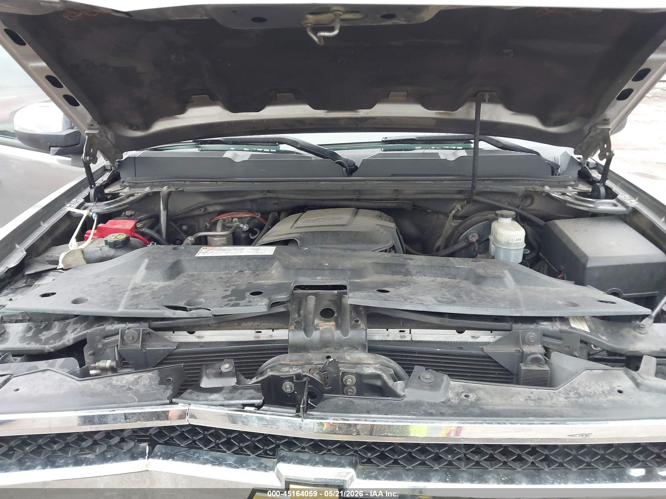 2013 Chevrolet Silverado 1500 Lt Gray vin: 3GCPCSE08DG279872