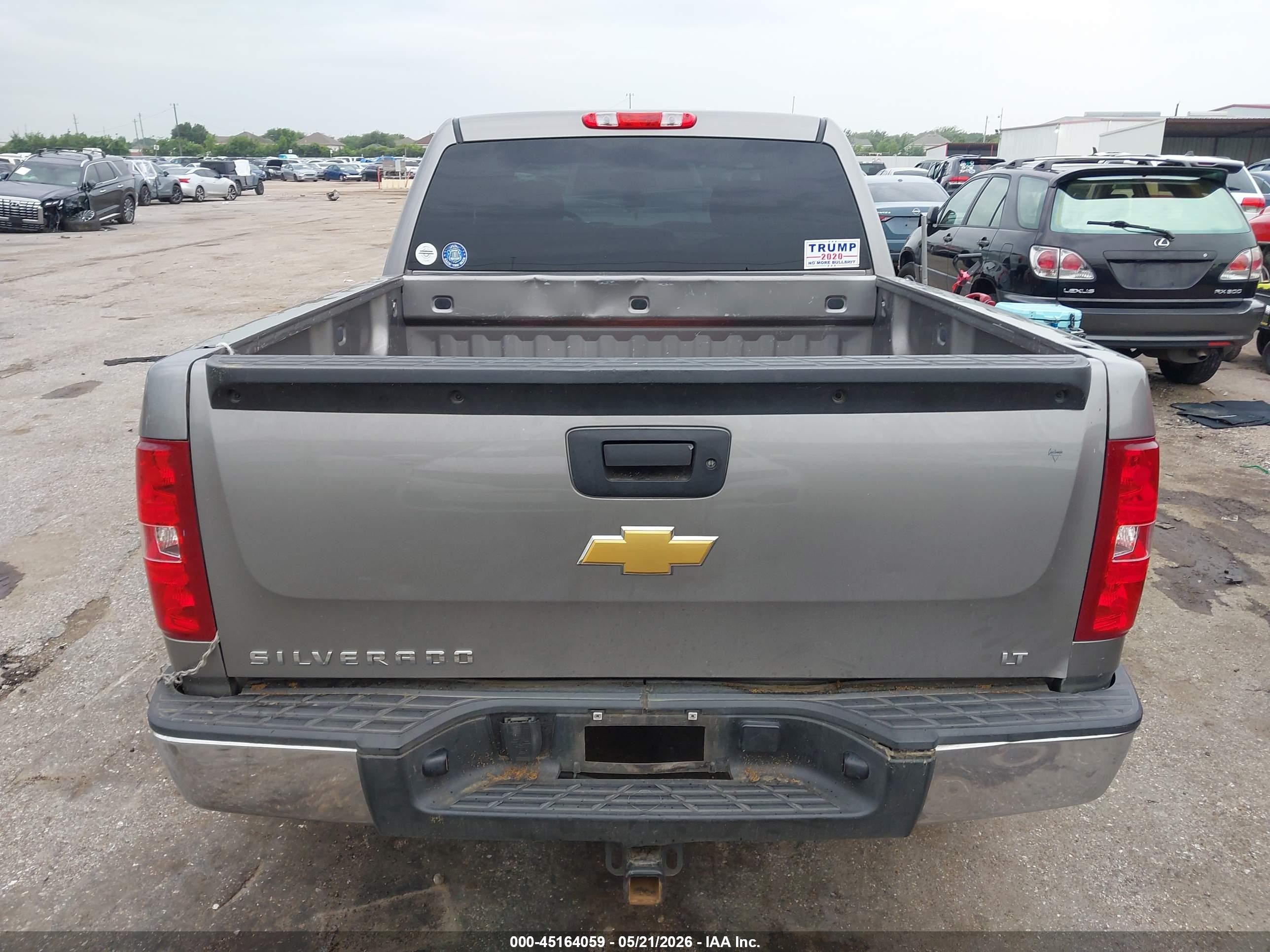 2013 Chevrolet Silverado 1500 Lt Gray vin: 3GCPCSE08DG279872