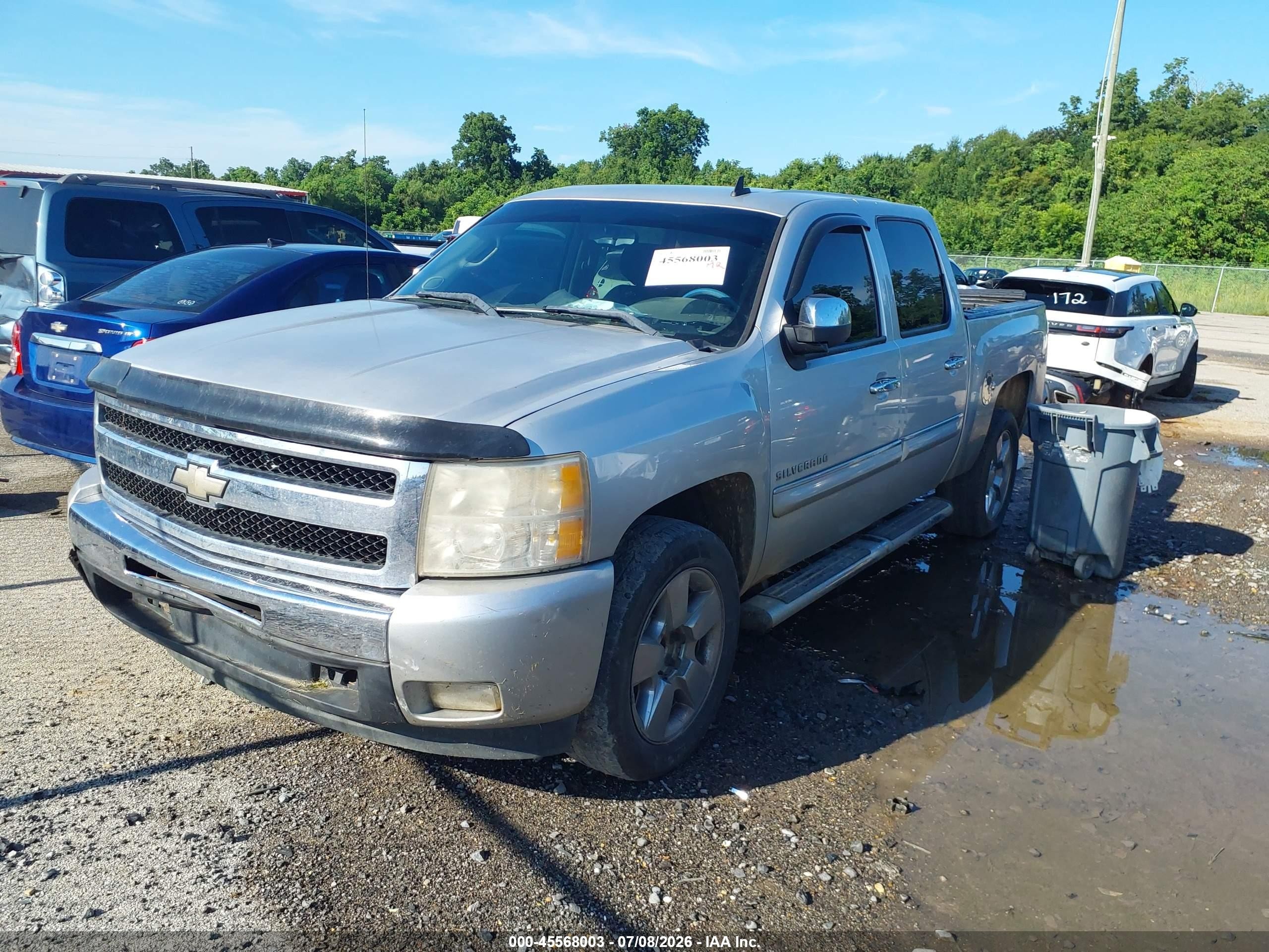 2011 Chevrolet Silverado 1500 Lt Silver vin: 3GCPCSE09BG155820