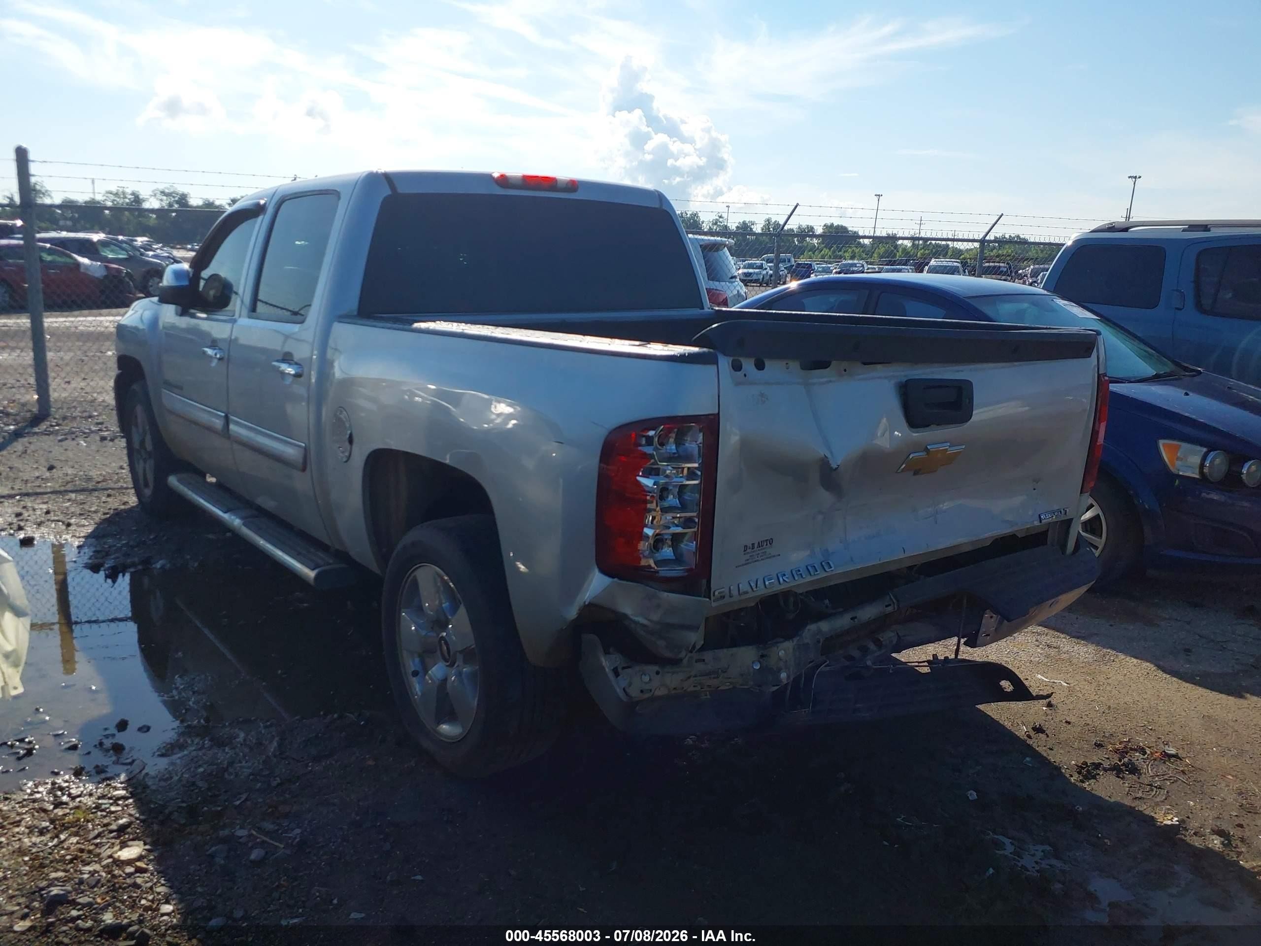2011 Chevrolet Silverado 1500 Lt Silver vin: 3GCPCSE09BG155820