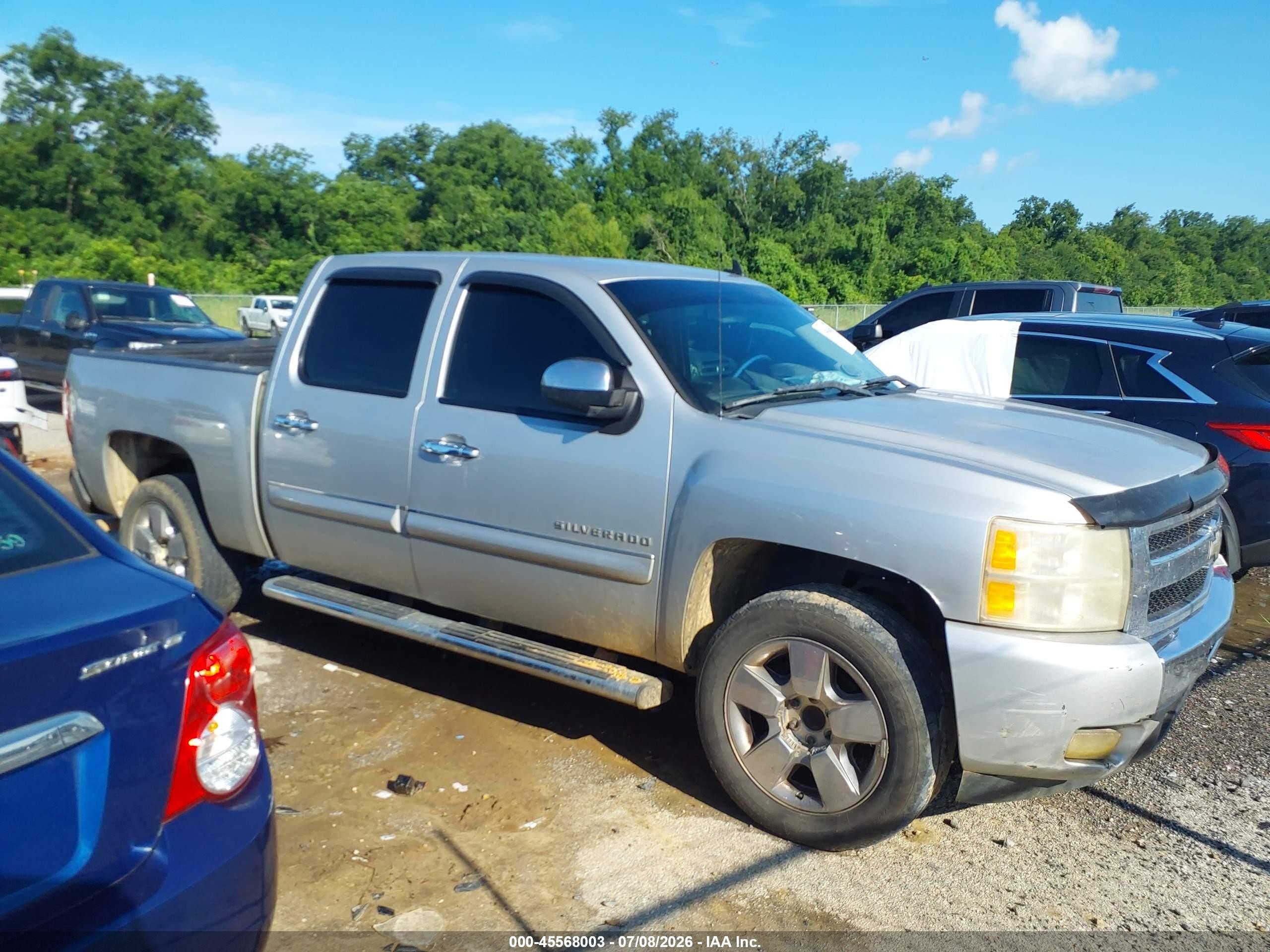 2011 Chevrolet Silverado 1500 Lt Silver vin: 3GCPCSE09BG155820