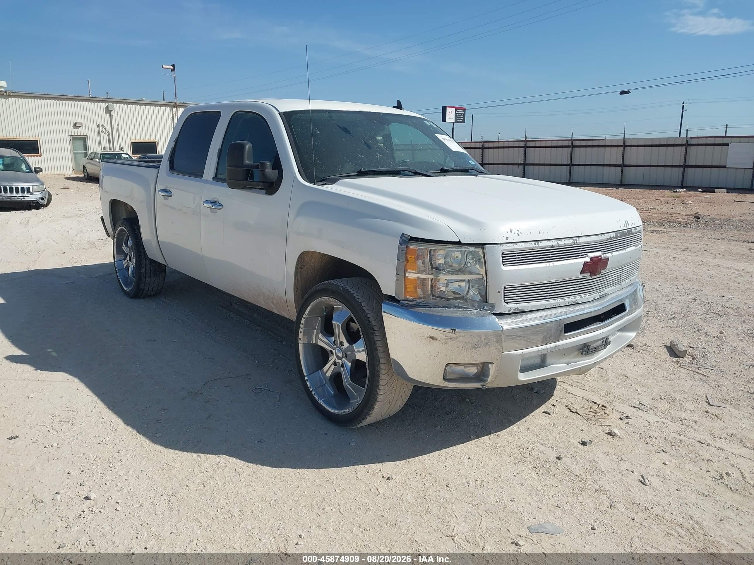 2013 Chevrolet Silverado 1500 Lt White vin: 3GCPCSE09DG214982