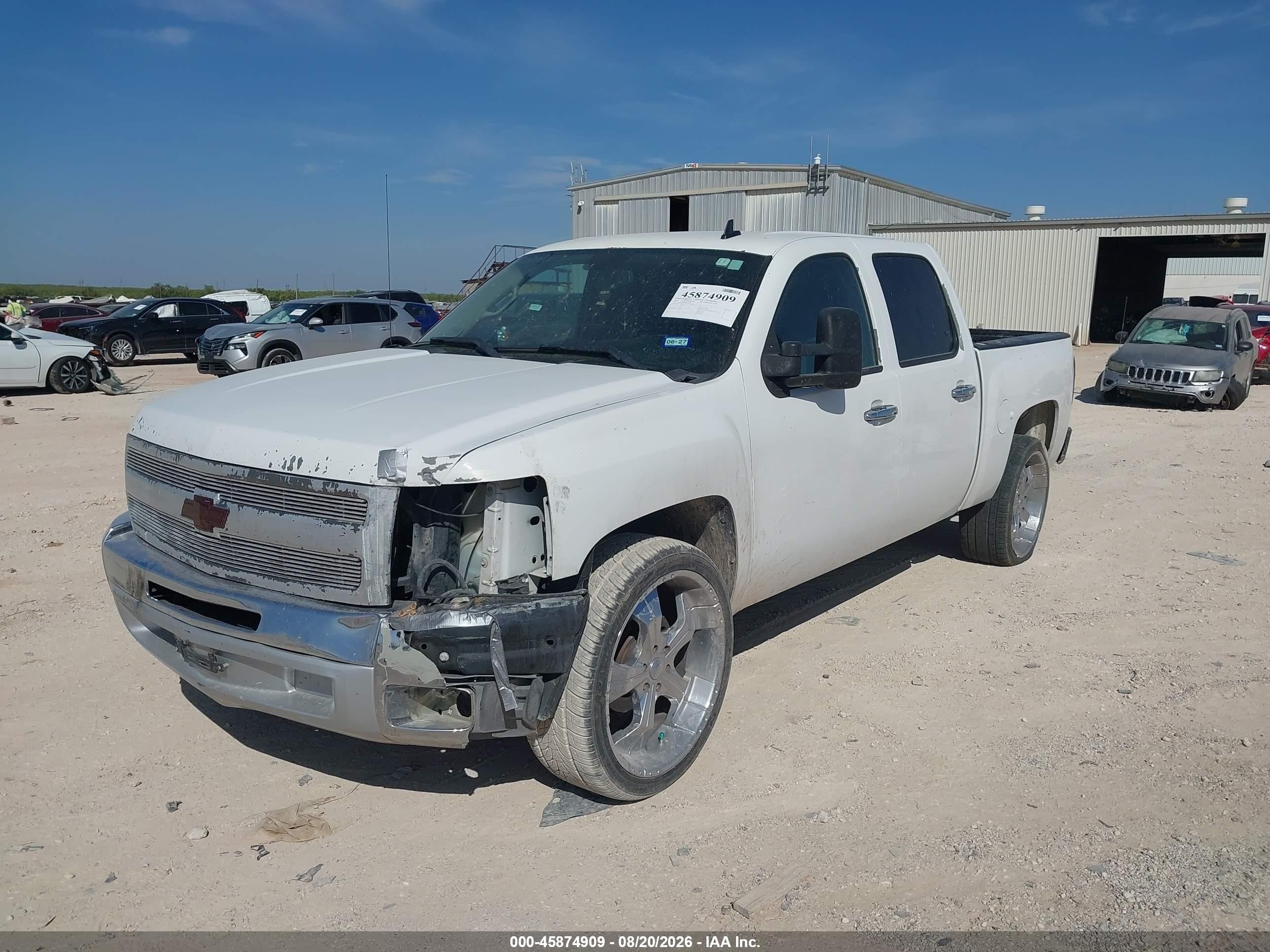 2013 Chevrolet Silverado 1500 Lt White vin: 3GCPCSE09DG214982