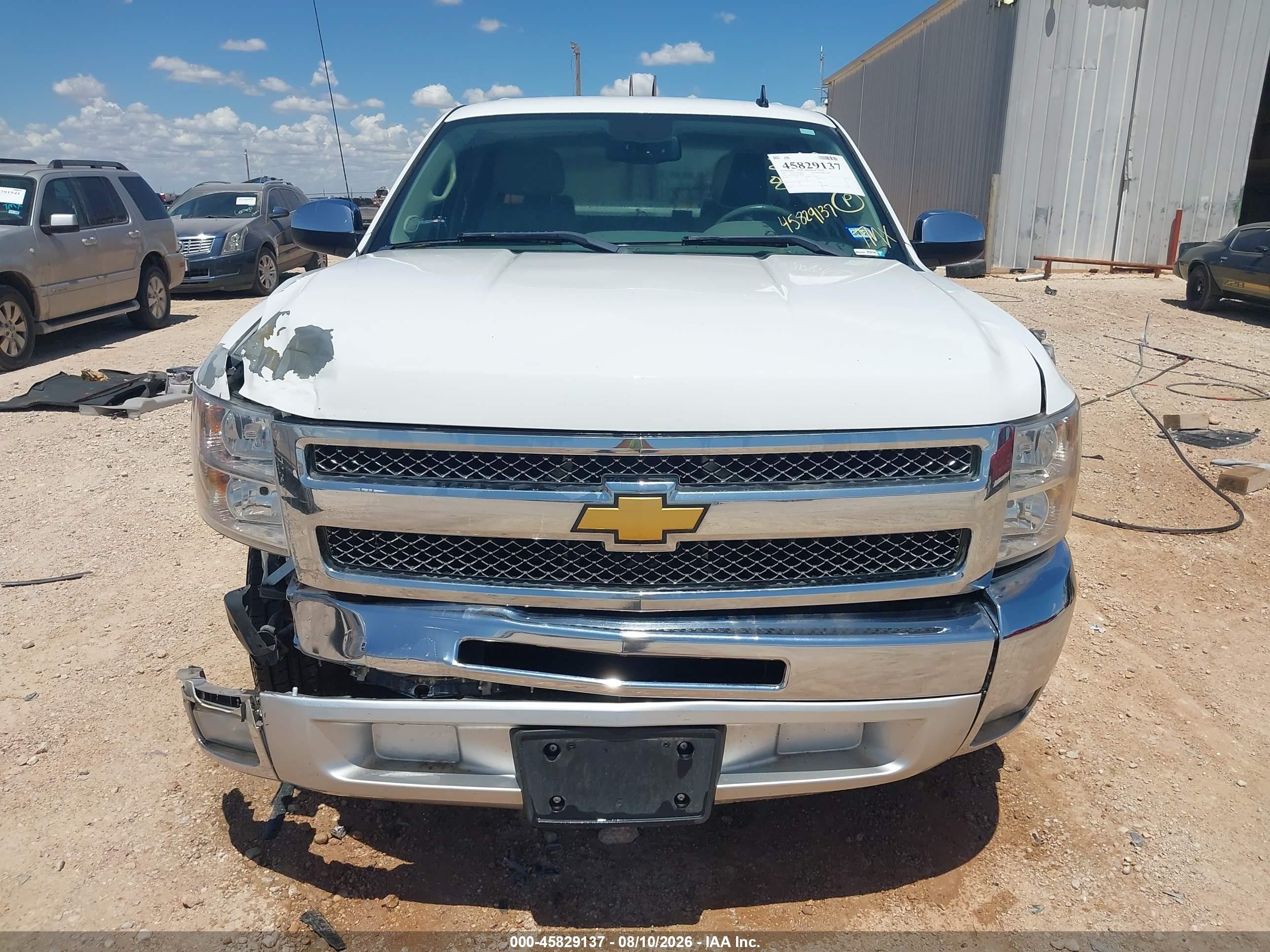 2013 Chevrolet Silverado 1500 Lt White vin: 3GCPCSE09DG246959
