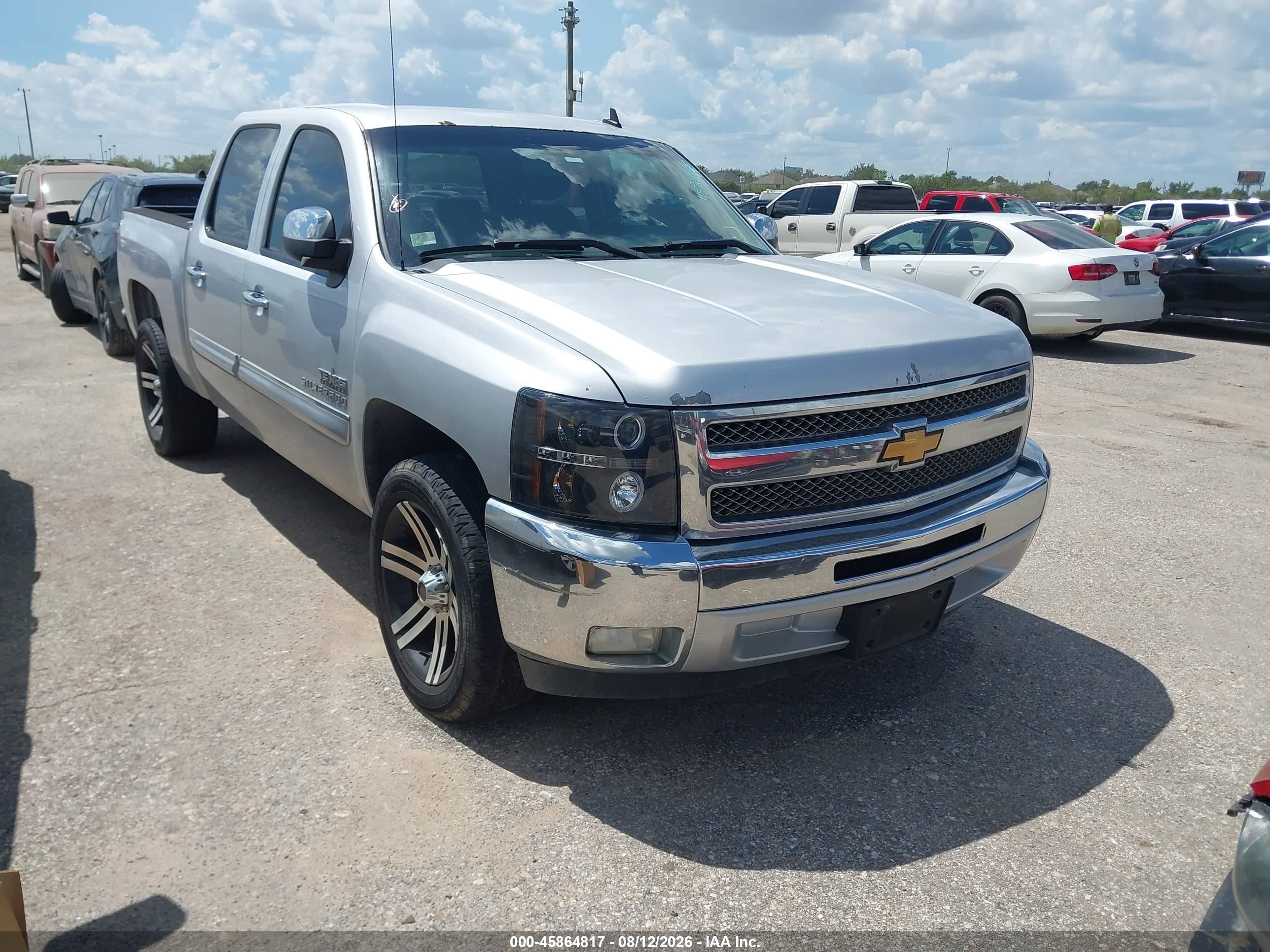 2013 Chevrolet Silverado 1500 Lt Silver vin: 3GCPCSE09DG267147