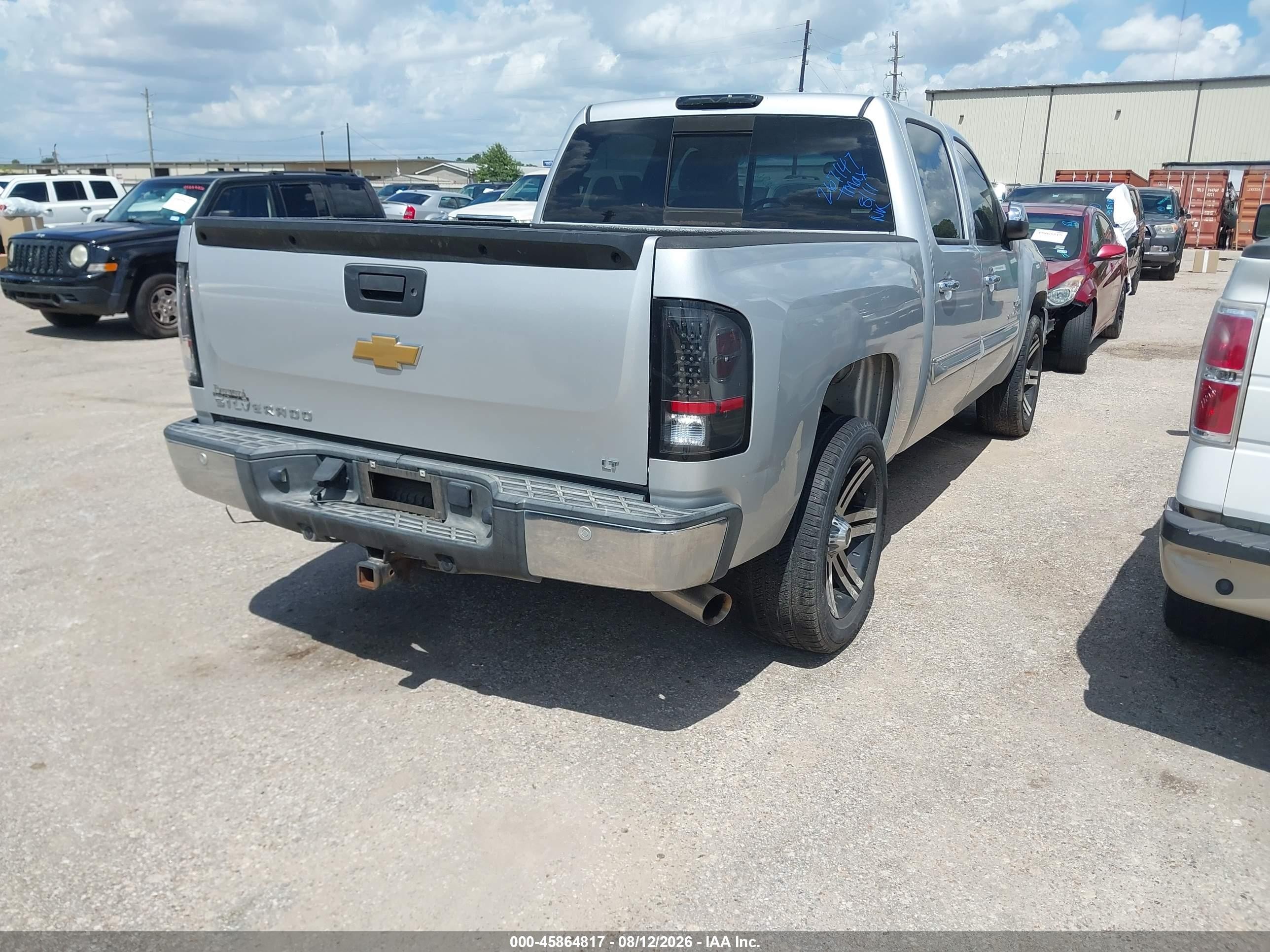 2013 Chevrolet Silverado 1500 Lt Silver vin: 3GCPCSE09DG267147
