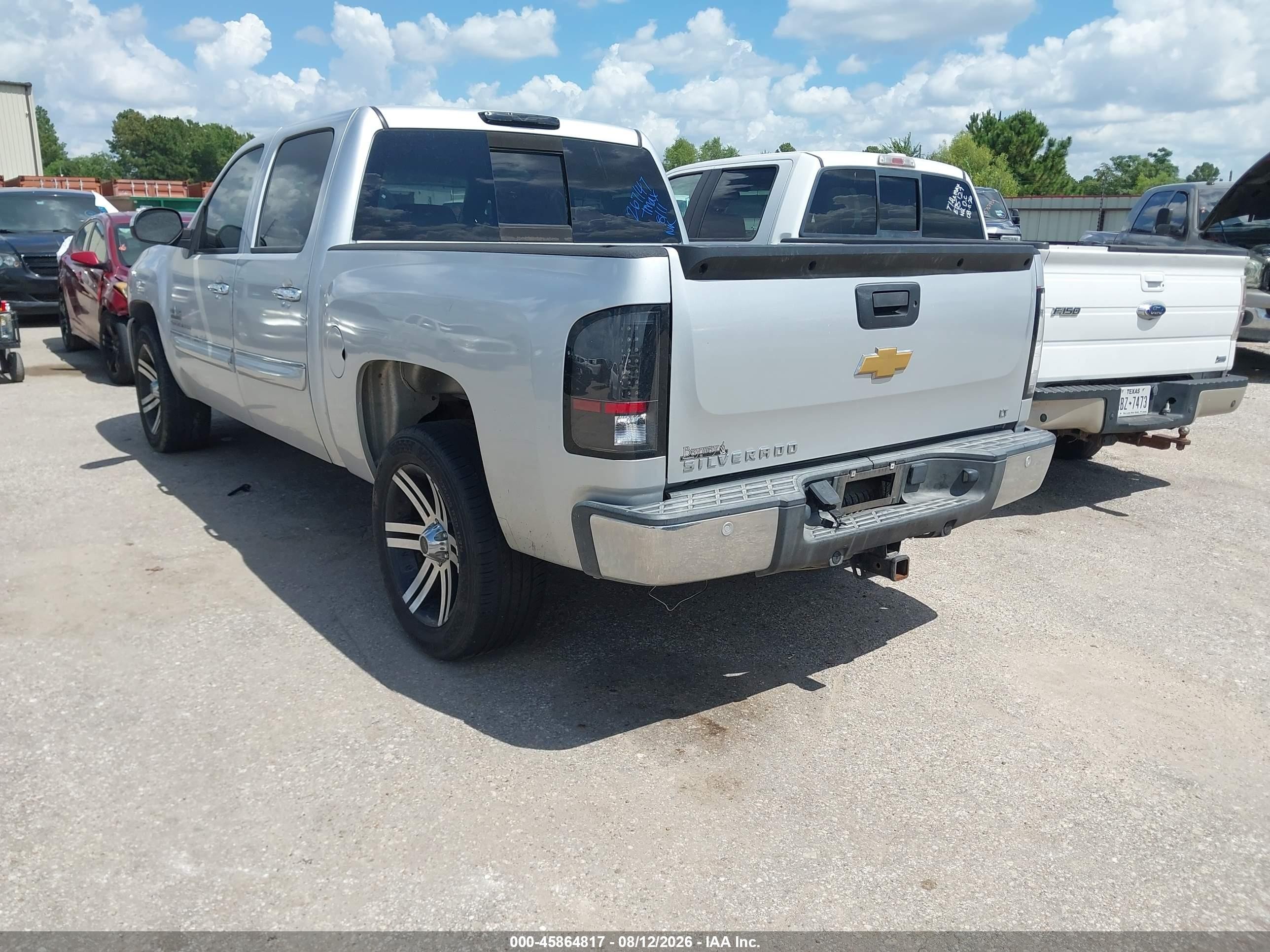 2013 Chevrolet Silverado 1500 Lt Silver vin: 3GCPCSE09DG267147